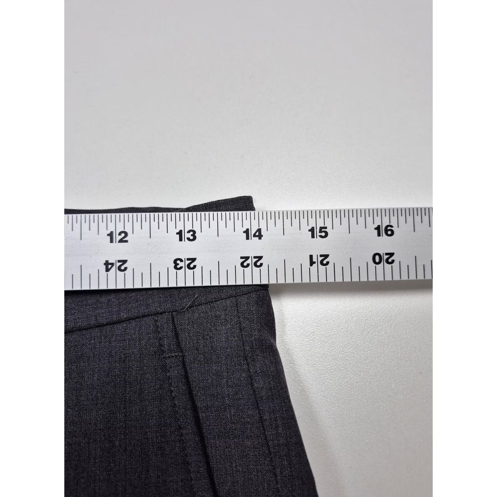 Vintage Giles & Jasper Dress Pants Mens 28x34 Gray Wool Stretch Flat Front Unhemmed NWT Size US 28 / EU 44 - 7 Thumbnail