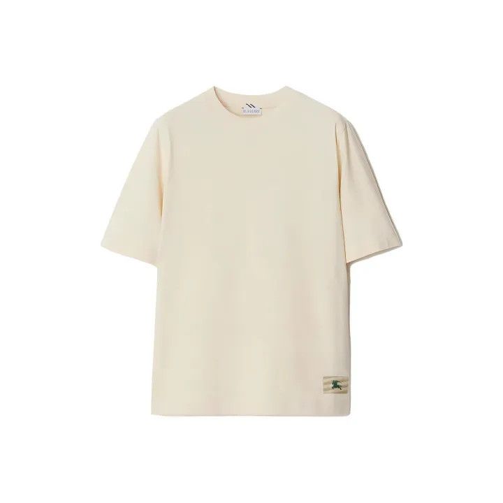 Burberry Burberry Logo Crew Neck Loose T-Shirt 0079 Size L / US 10 / IT 46 - 1 Thumbnail