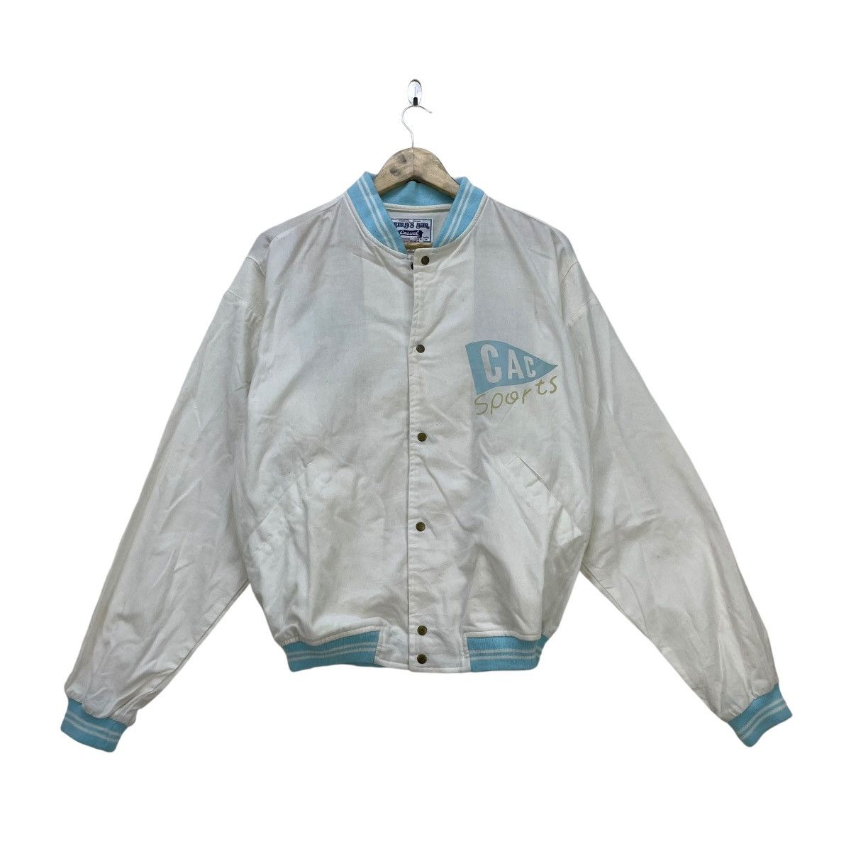 Champion × Vintage 80s Vintage BirdBar Bomber Light Jacket Size US M / EU 48-50 / 2 - 1 Thumbnail