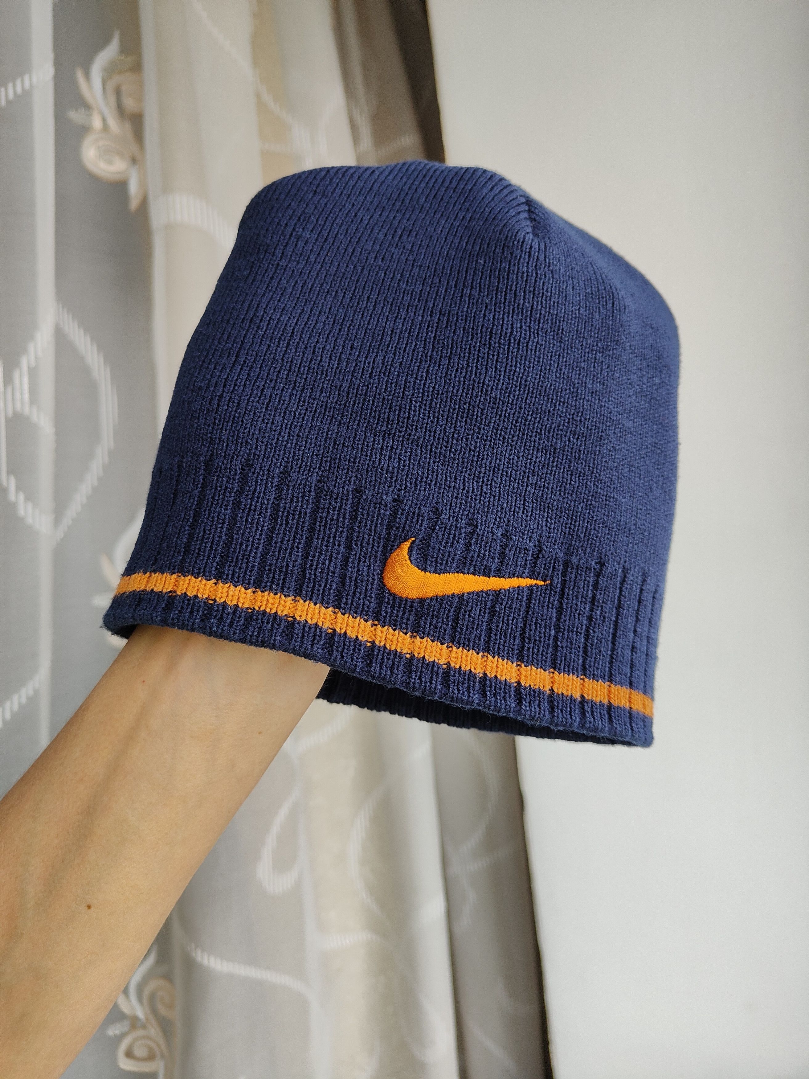 Nike Vintage Y2K Nike Beanie Hat Size ONE SIZE - 6 Thumbnail