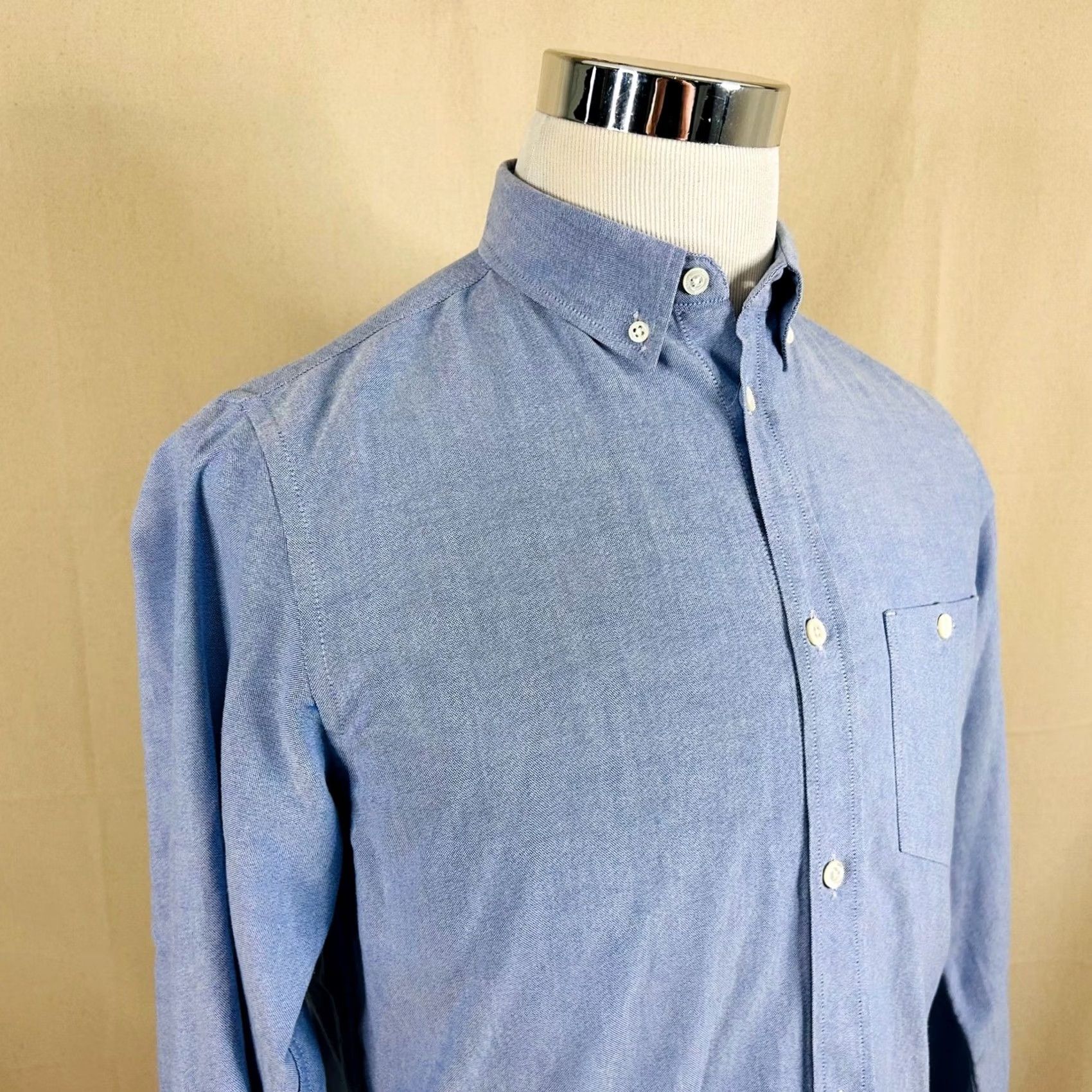 Norse Projects Norse Projects Medium Anton Oxford Shirt Blue Cotton Casual Mens Size US M / EU 48-50 / 2 - 2 Thumbnail