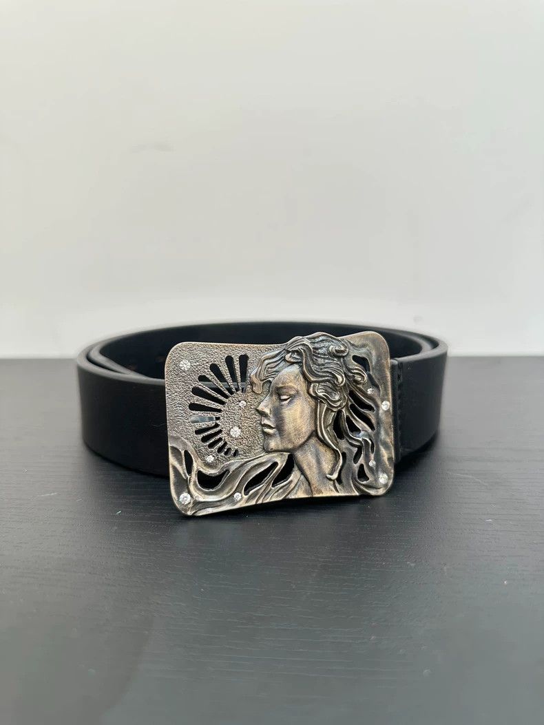 Yohji Yamamoto Yohji Yamamoto 07Aw Diamond Goddess Cutout 950 Silver Belt Size ONE SIZE - 1 Thumbnail