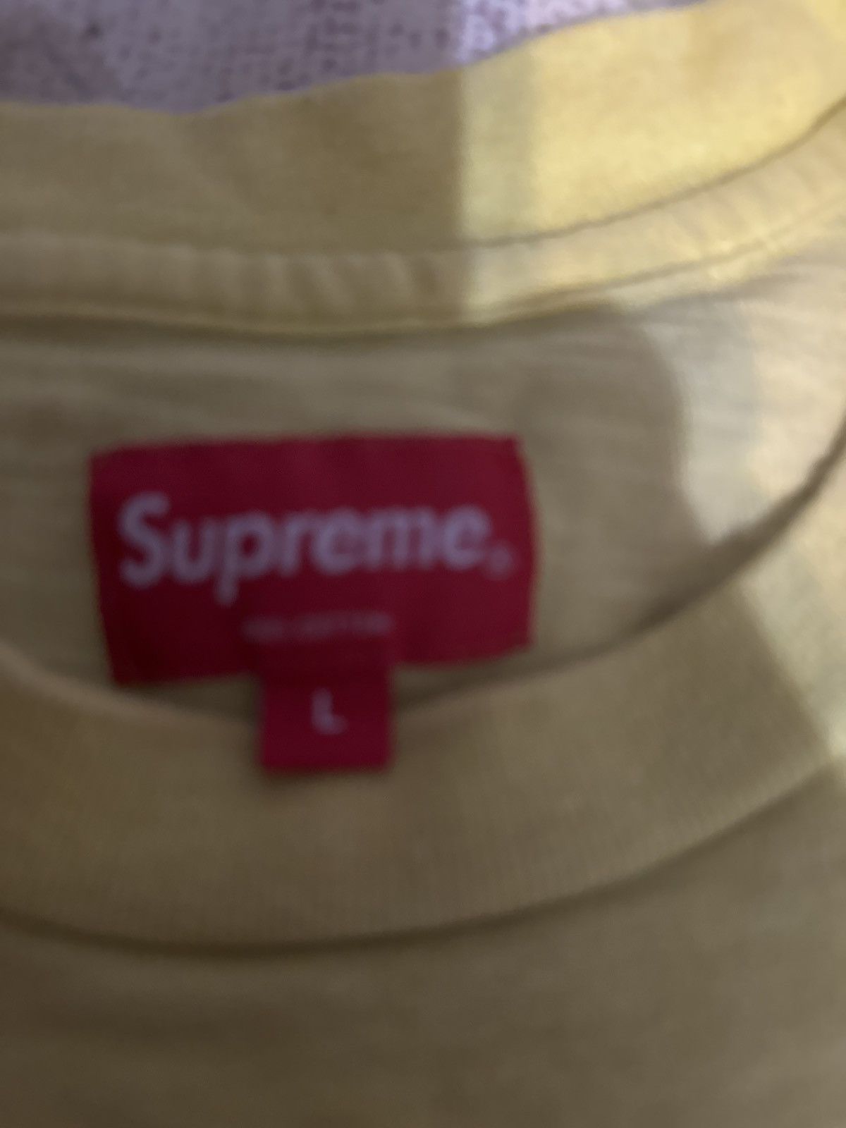 Supreme Neon yellow long sleeve supreme shirt Size US L / EU 52-54 / 3 - 4 Thumbnail