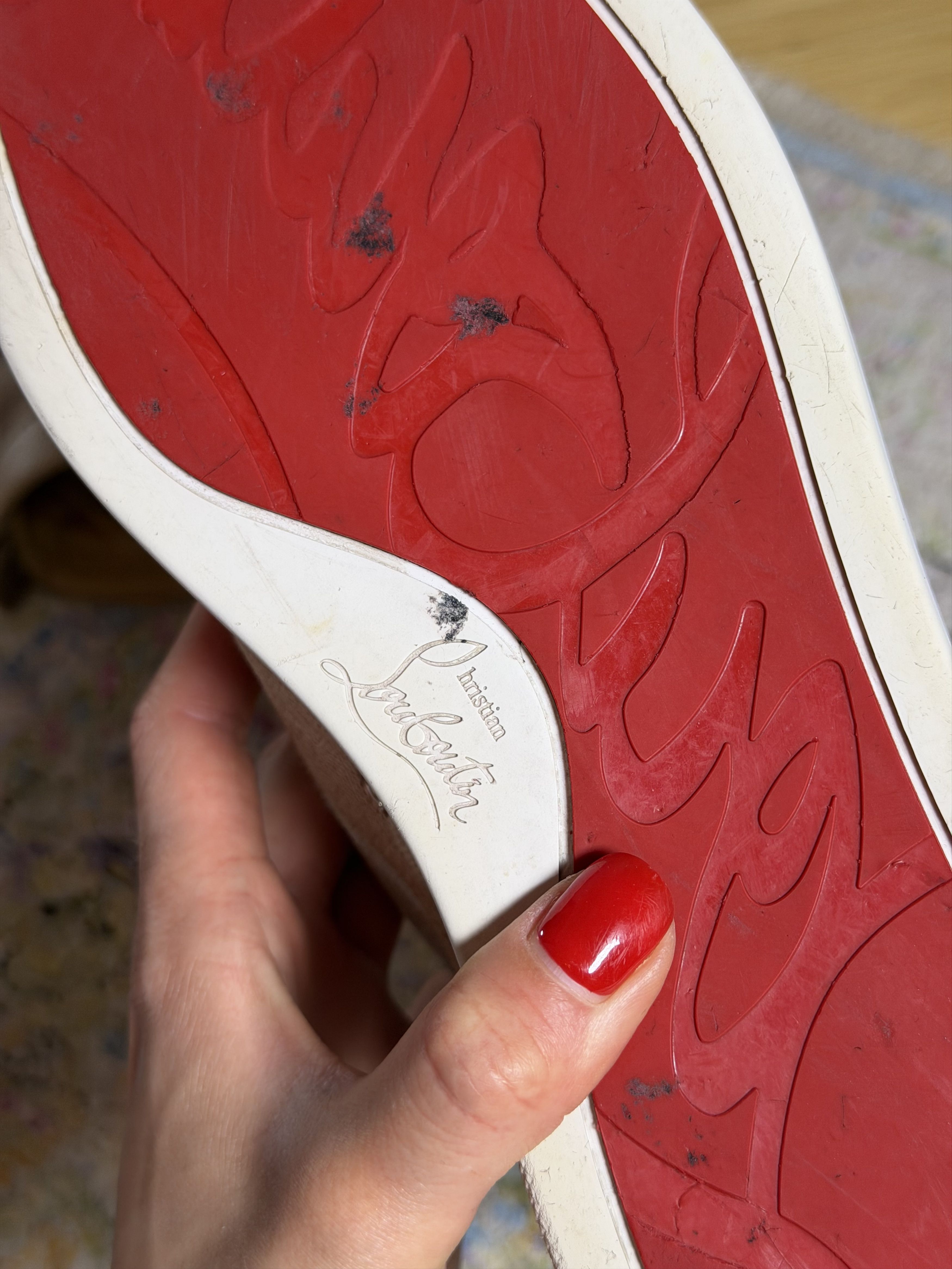 Christian Louboutin Christian Louboutin Louis Orlato Beige Sneakers Size US 9 / EU 42 - 8 Thumbnail