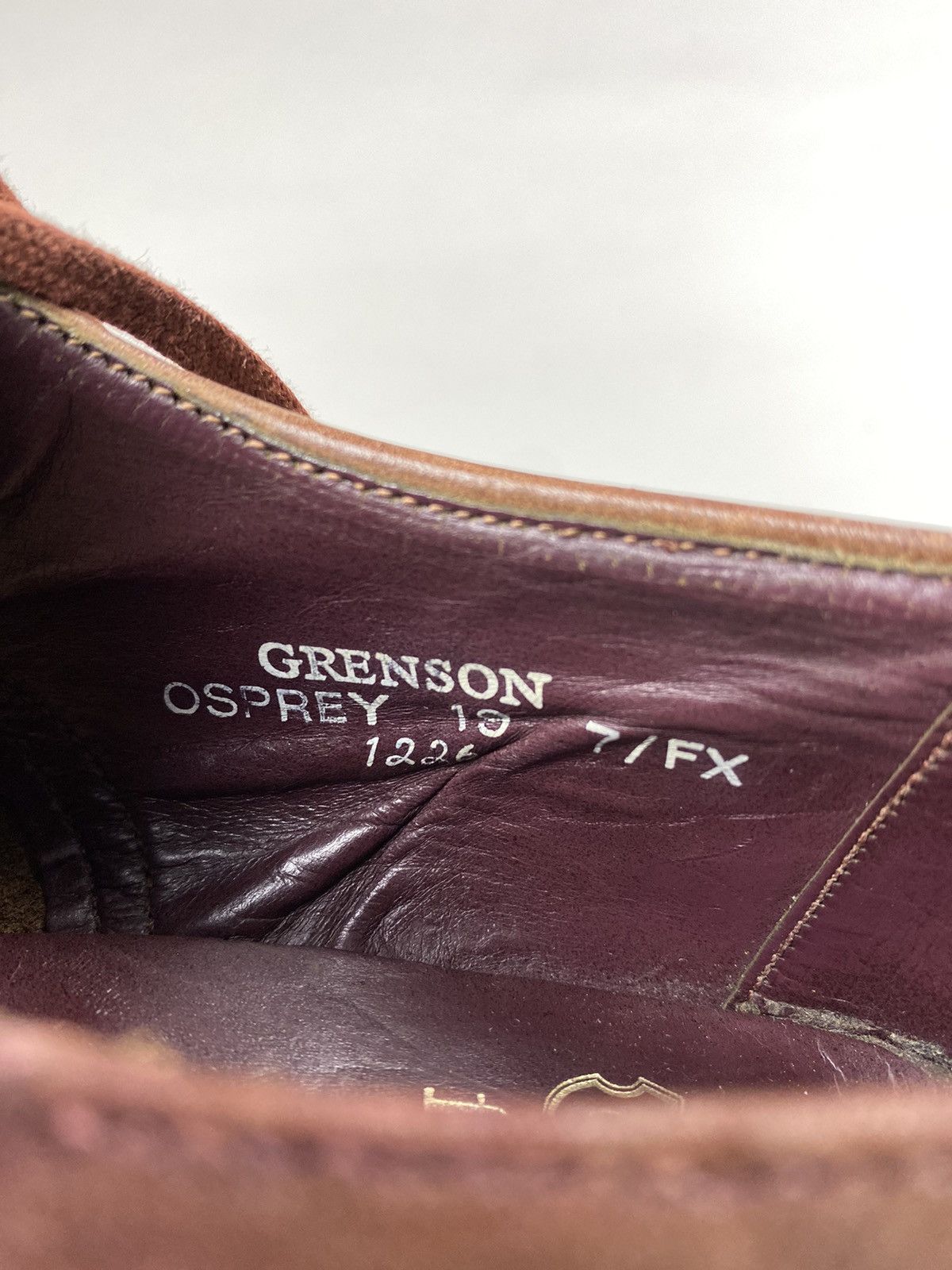 Grenson Grenson Osprey men’s leather formal derby shoes size UK 7 Size US 8 / EU 41 - 24 Thumbnail