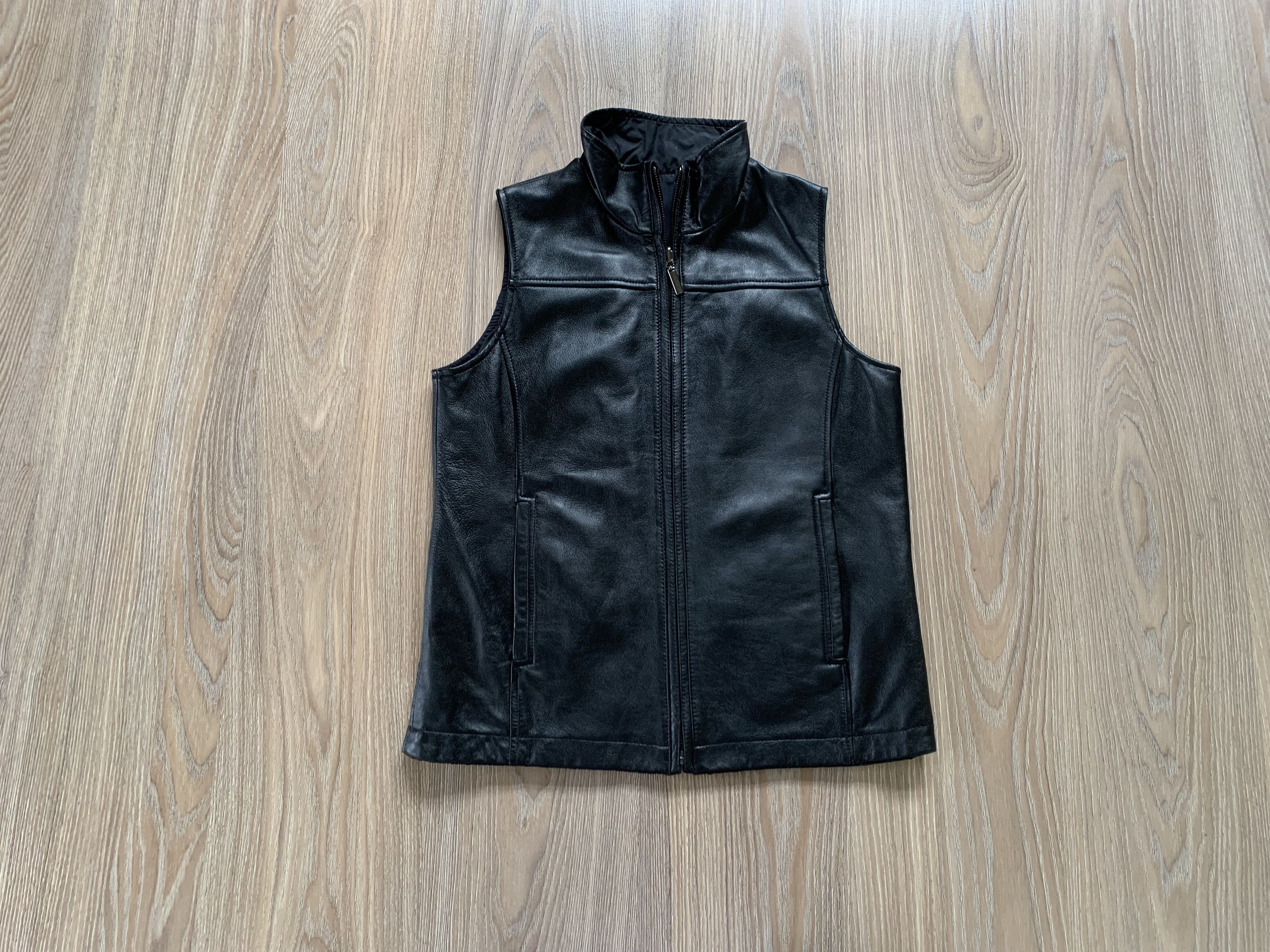 Other Colebrook Outerwear Womens Black Leather Vest Size S / US 4 / IT 40 - 11 Thumbnail