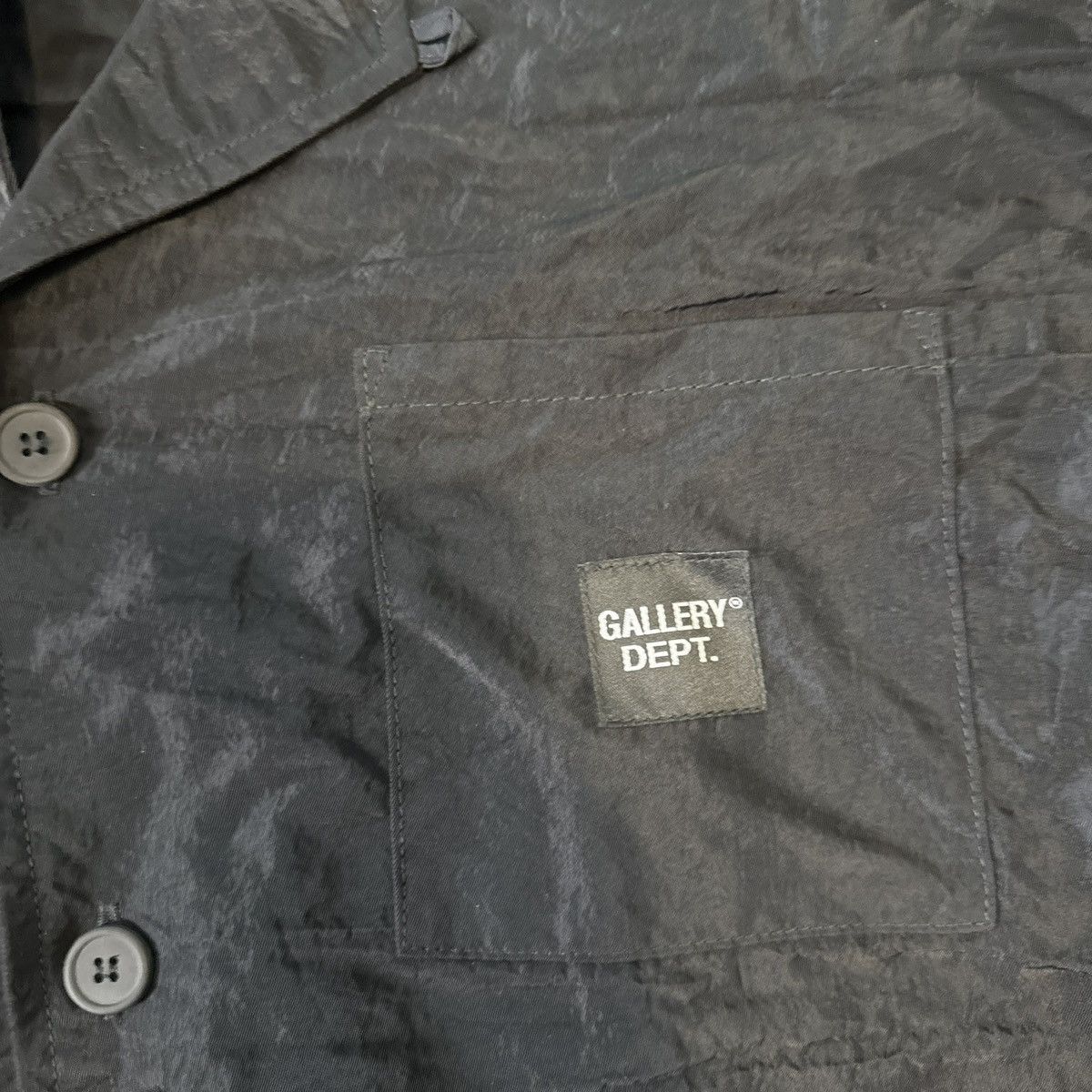 Gallery Dept. Authentic Gallery Dept. Logo Patch Pocket Button Up Shirt L Size US L / EU 52-54 / 3 - 2 Thumbnail