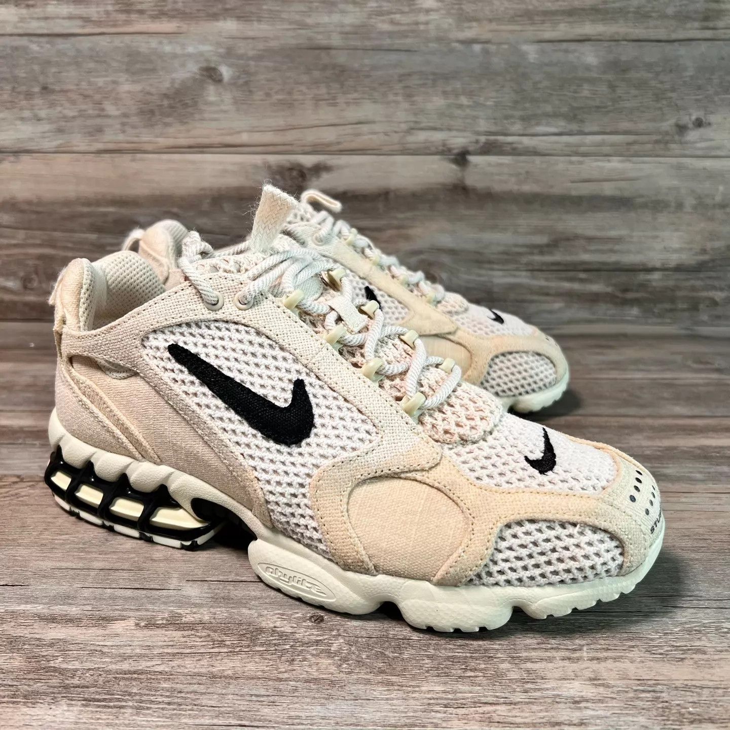 Nike Nike x Stussy Ivory Linen Desert Yellow 98 New 43 Size US 9.5 / EU 42-43 - 2 Thumbnail