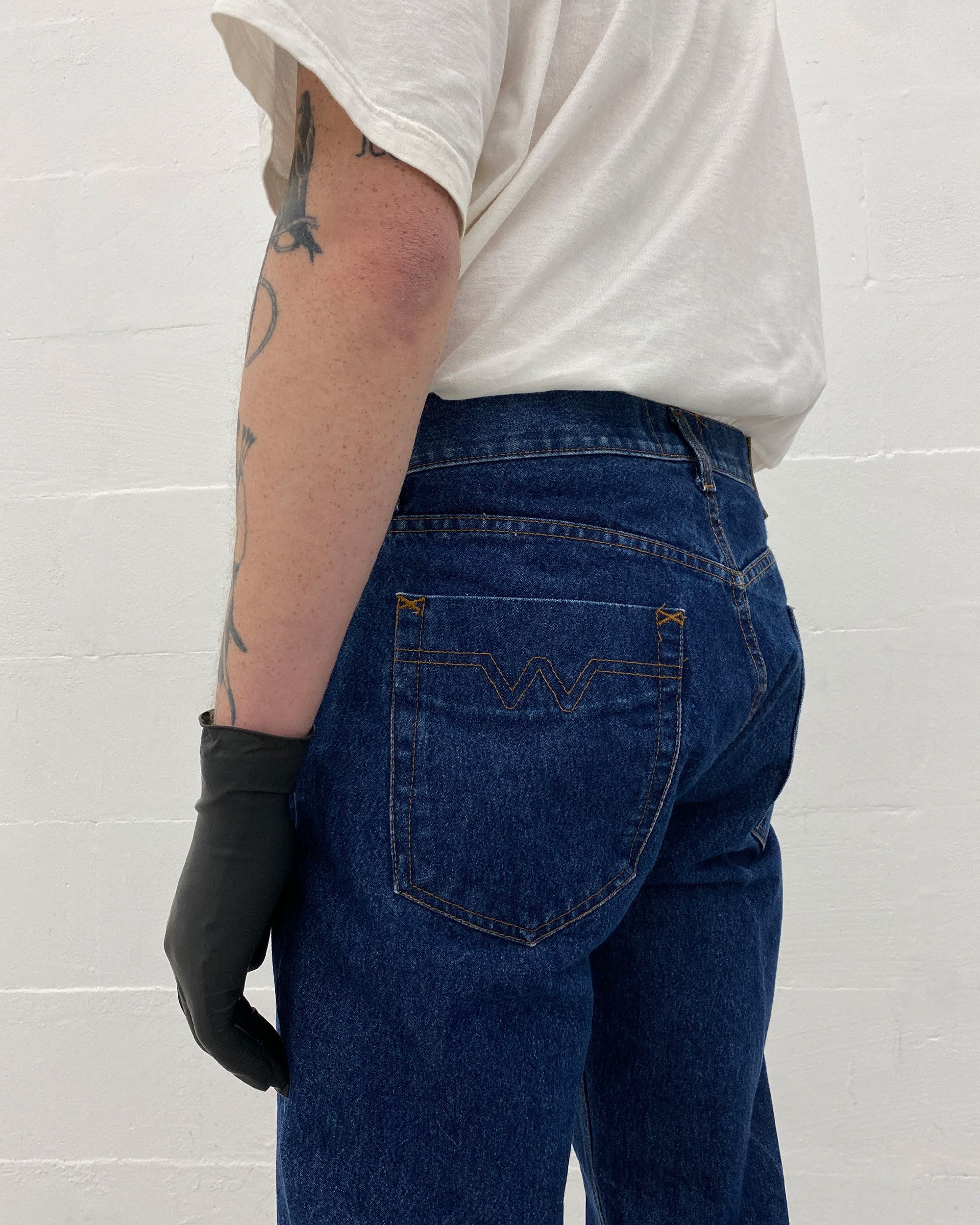 Mustang × W&LT × Walter Van Beirendonck 1990s Glitter Denim Size US 33 - 7 Thumbnail