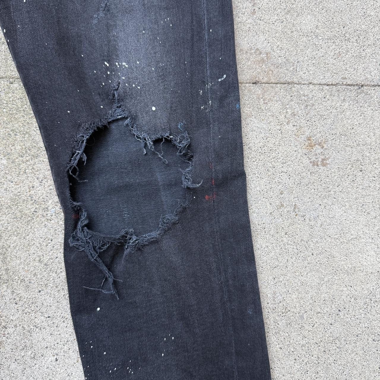 Amiri amiri black skinny painter jeans destroyed thrashed Size US 32 / EU 48 - 5 Thumbnail