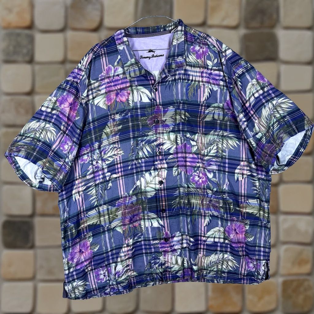 Tommy Bahama Tommy Bahama Shirt Mens 3XLB Huladays IslandZone Hawaiian 100% Silk Floral Size US XXL / EU 58 / 5 - 1 Thumbnail