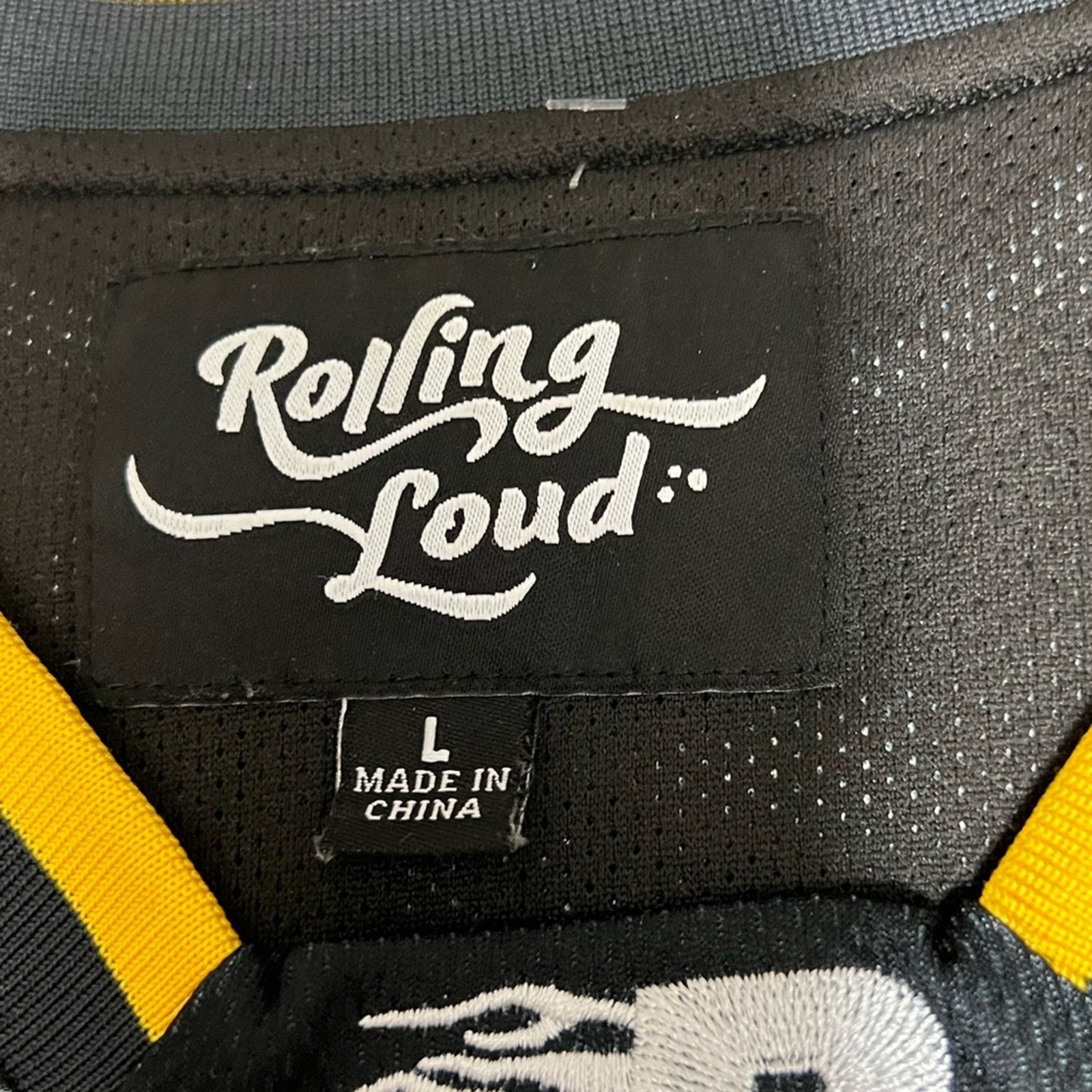 Rolling Loud Rolling Loud RL Soccer Jersey Flames Embroidered Large RARE Size US L / EU 52-54 / 3 - 7 Thumbnail