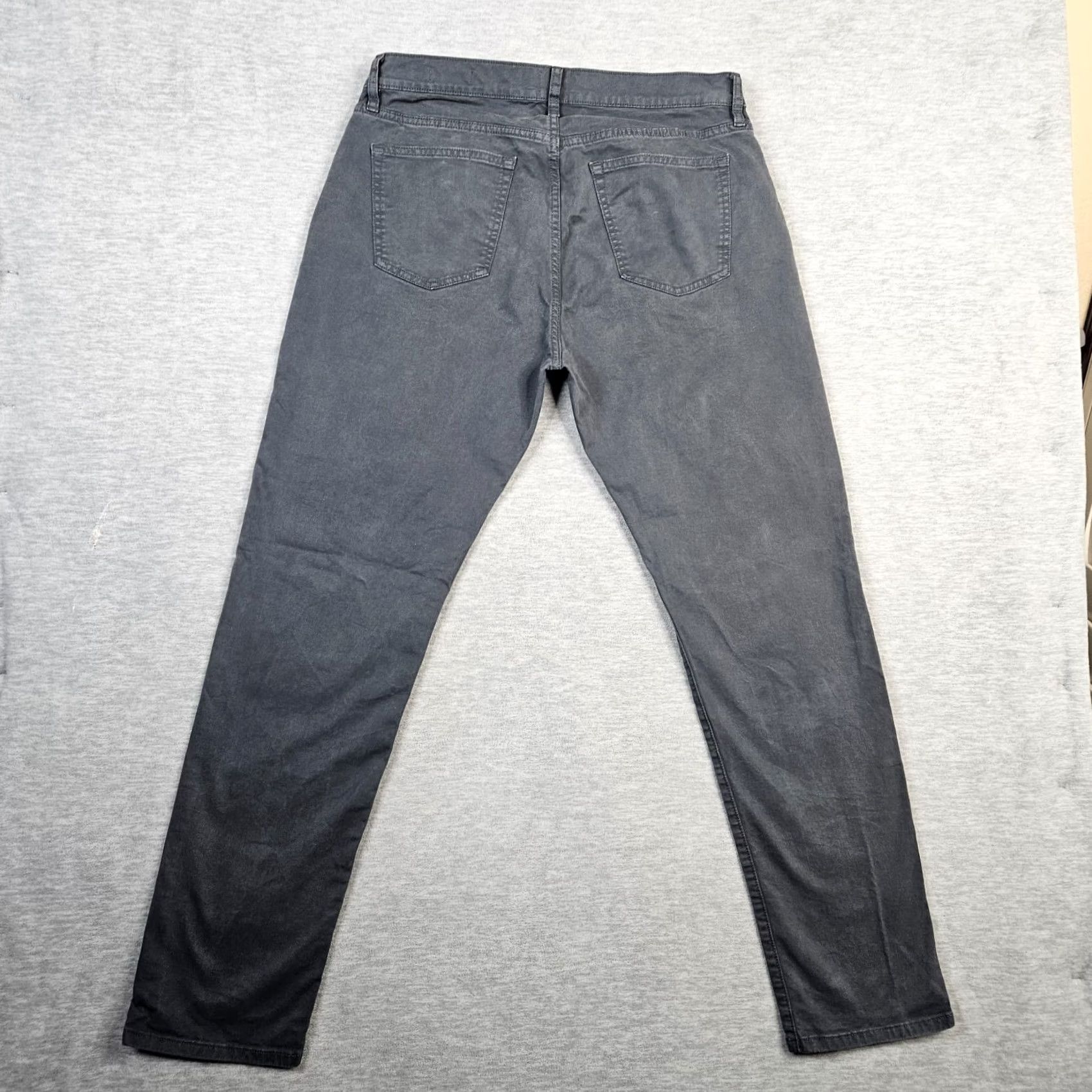 Flint And Tinder Flint and Tinder Pants Men’s Gray Canvas Straight Leg Size 34 Size US 34 / EU 50 - 2 Thumbnail