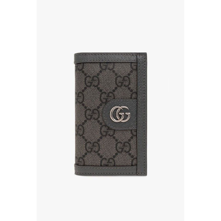 Gucci GUCCI Folding Card Case Beige Ebony New & Authentic Size ONE SIZE - 1 Thumbnail
