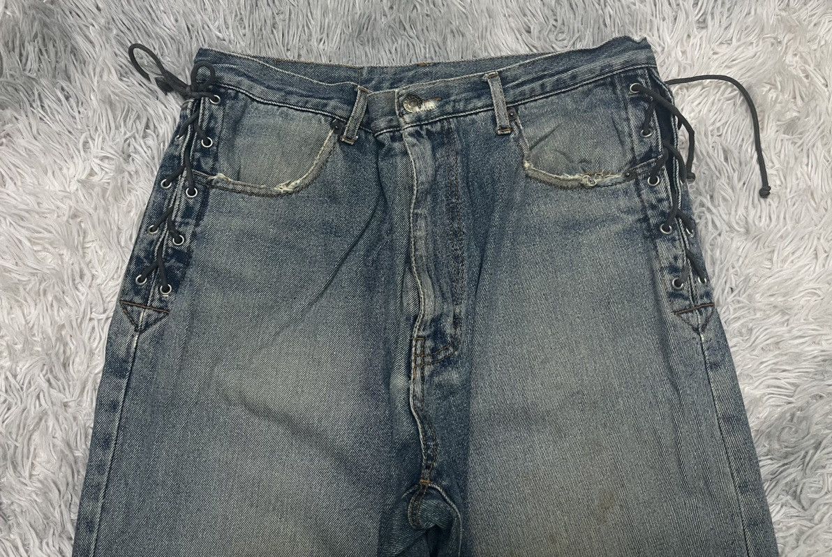 Harley Davidson 90s HARLEY DAVIDSON DENIM JEANS RARE DESIGN Size US 32 / EU 48 - 7 Thumbnail