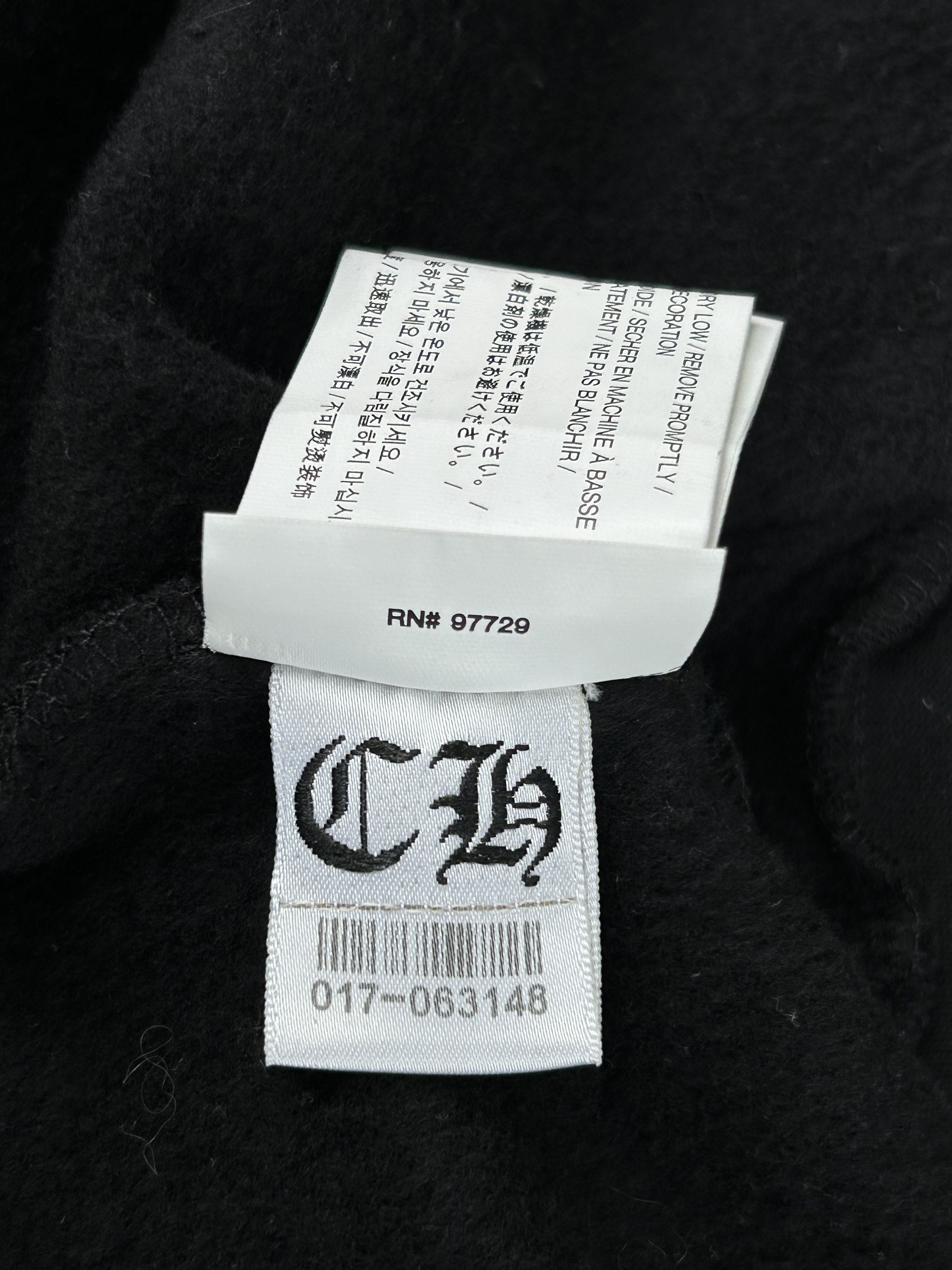 Chrome Hearts Black & Red Cemetery Horseshoe Logo Zip Up Hoodie Size US S / EU 44-46 / 1 - 7 Thumbnail