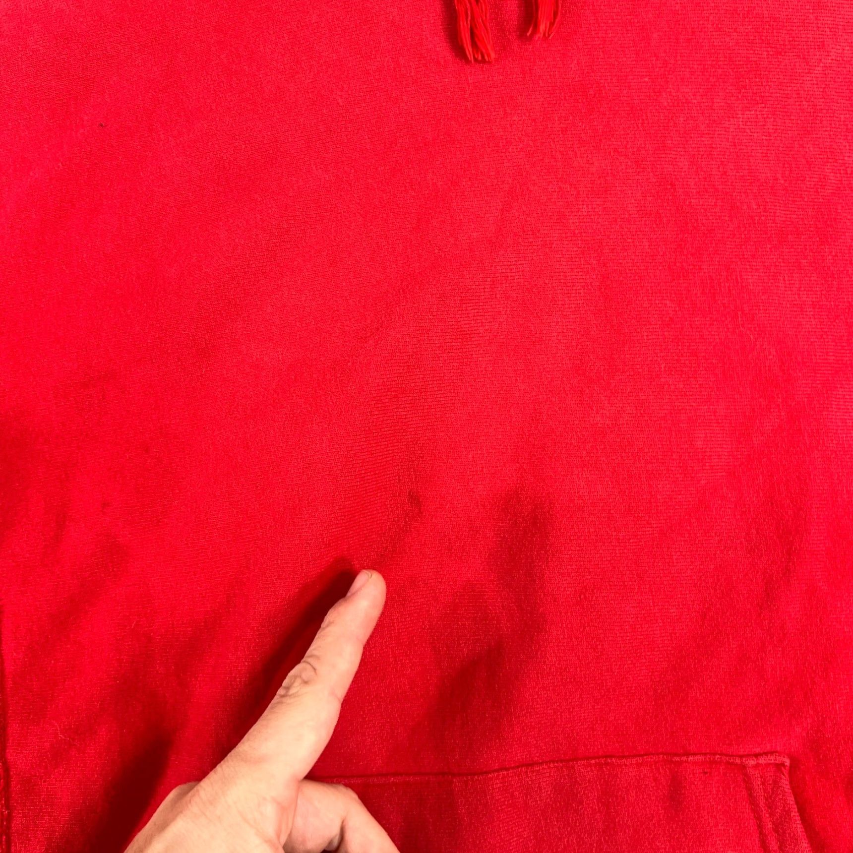 Champion VINTAGE Champion Reverse Weave Hoodie Mens L Red 80s Distressed Sweatshirt Size US L / EU 52-54 / 3 - 5 Thumbnail