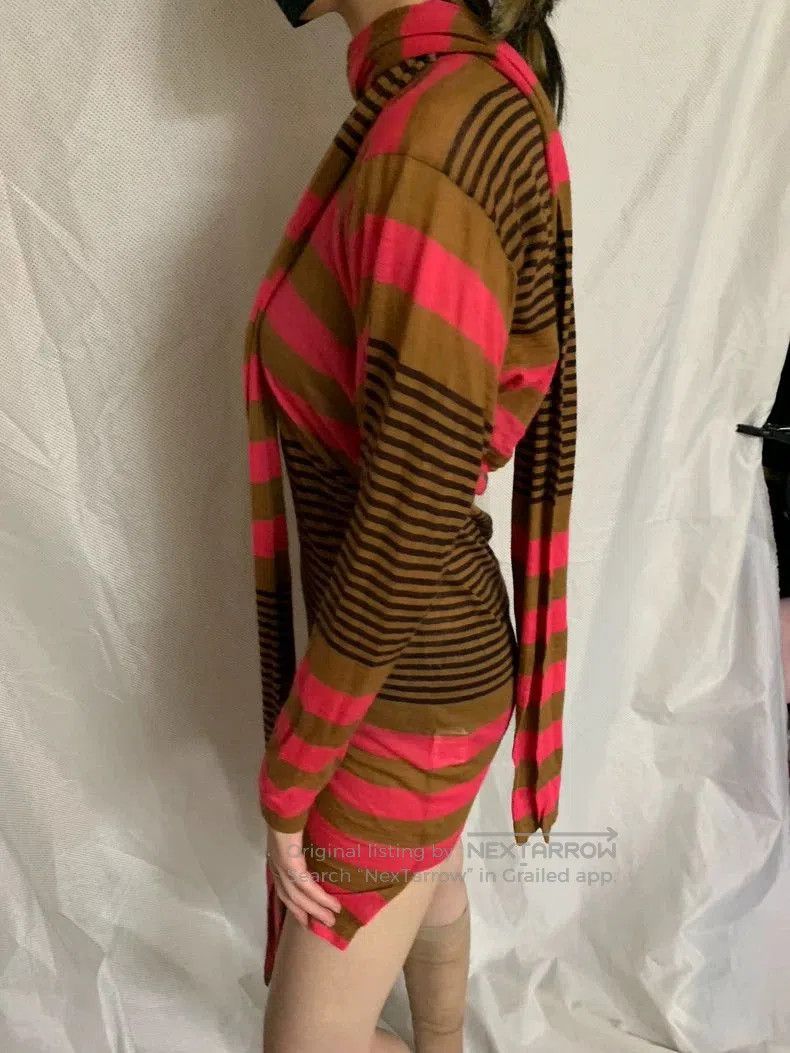 Vivienne Westwood Vivienne Westwood Wool Striped Dress Scarf . Size ONE SIZE - 8 Thumbnail
