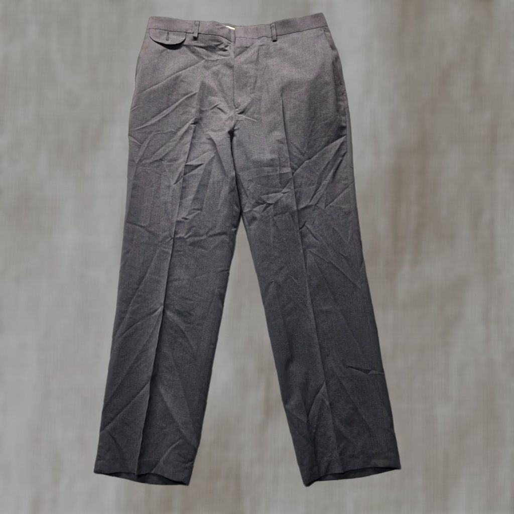 Haggar HAGGAR Solid Gray Dress Pants Slacks Adult Men's 36 x 31 Size US 36 / EU 52 - 1 Thumbnail