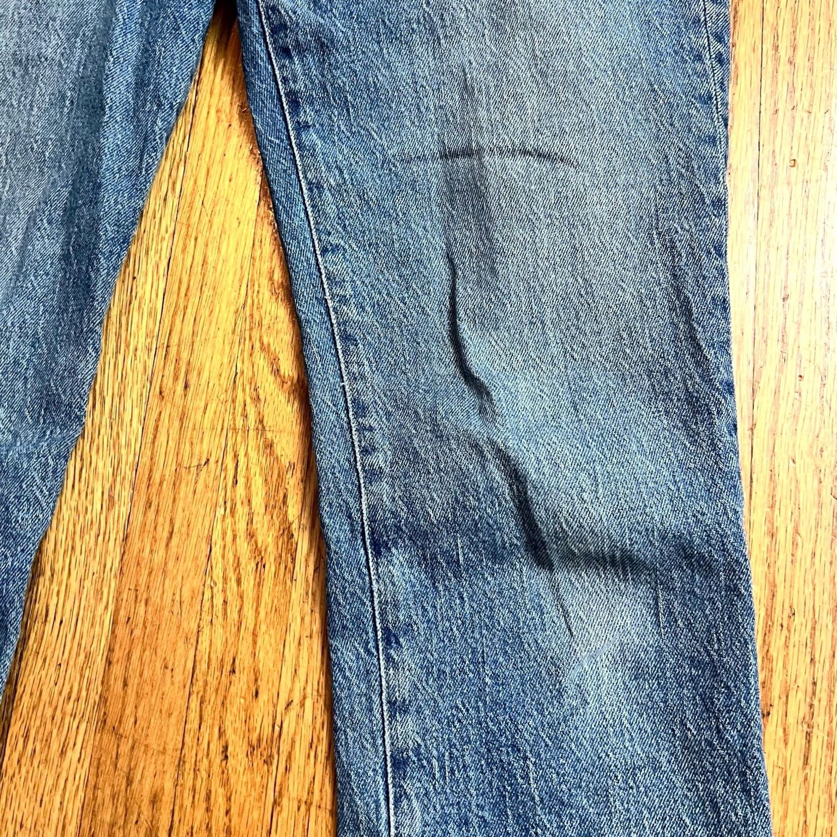 Madewell VINTAGE Madewell Jeans Womens 26 Perfect Ankle Blue Denim High Rise Raw Hem Womens Jeans 26 Blue Jeans Size 26" / US 2 / IT 38 - 2 Thumbnail