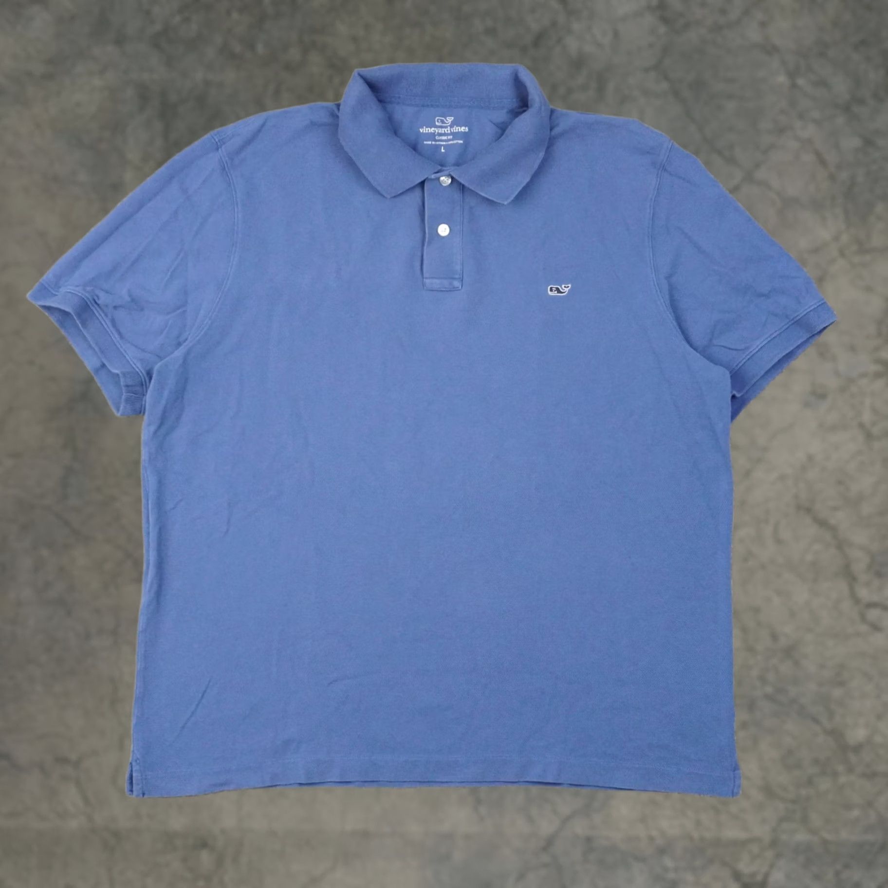 Vineyard Vines Vineyard Vines Classic Fit Mens Large Blue Cotton Polo Shirt - Vintage Size US L / EU 52-54 / 3 - 1 Thumbnail