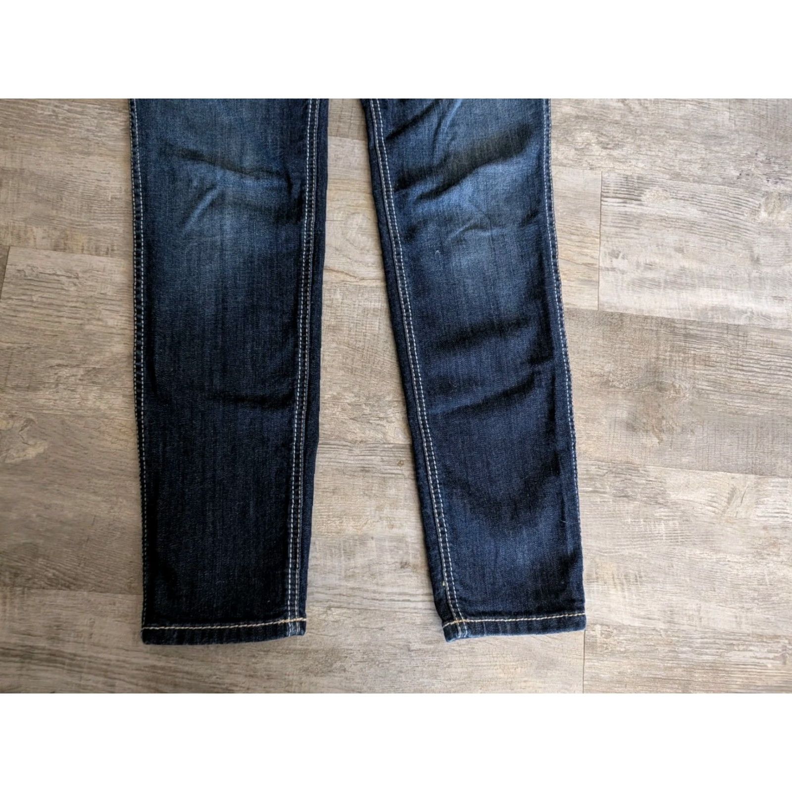 Ariat Ariat Real Ella Jeans Women 31 Blue Skinny Mid Rise Stretch Western Dark Denim Pants Size 24" / US 00 / IT 34 - 2 Thumbnail