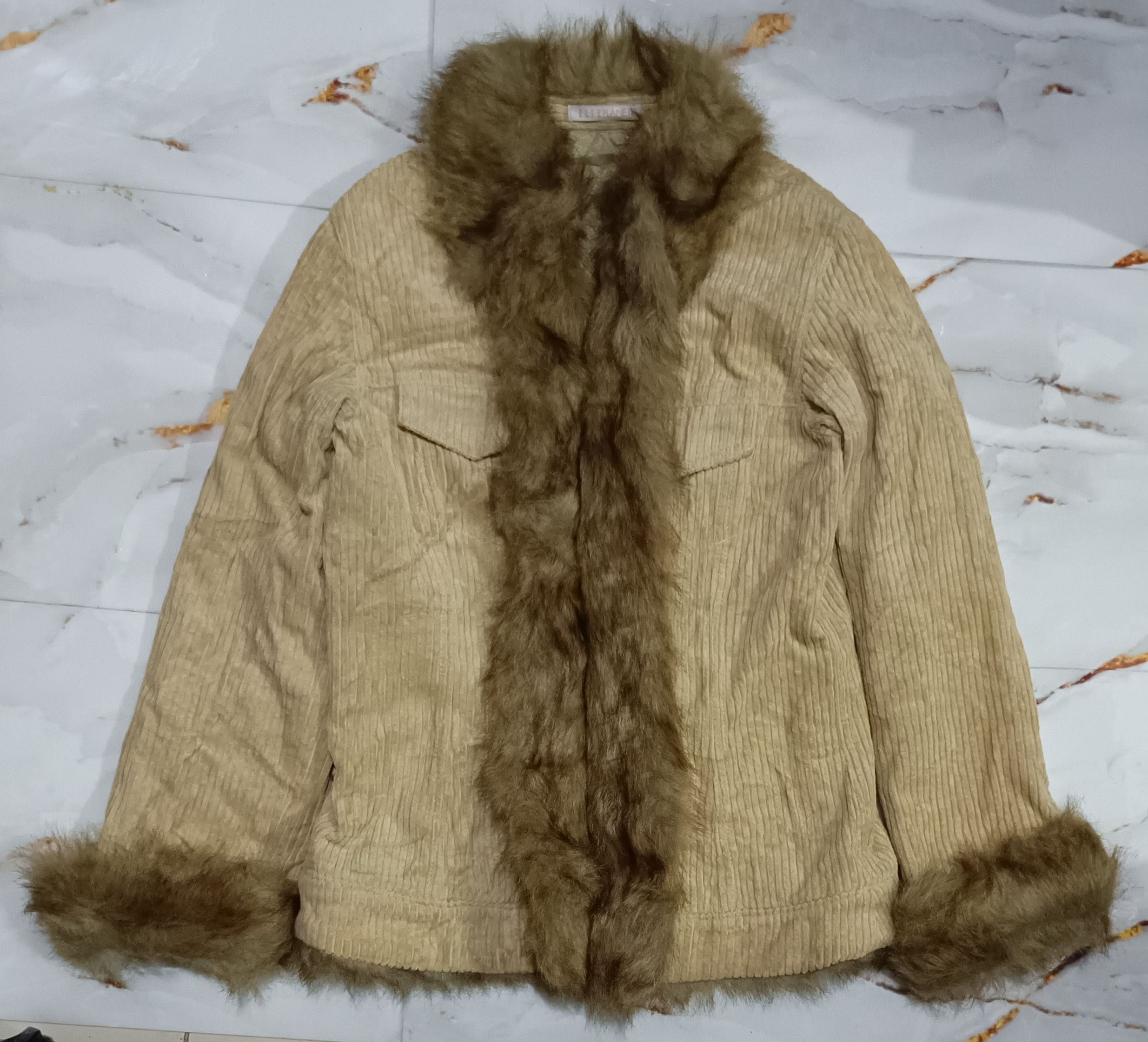 14th Addiction Japanese~ Crazy Fur Button Corduroy Jacket Size US S / EU 44-46 / 1 - 2 Thumbnail