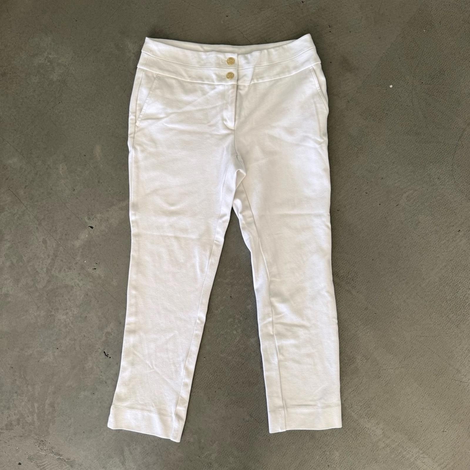 Other Anne Klein Pants / Cropped Slim Fit / Ivory / Women’s 6 Size 28" / US 6 / IT 42 - 1 Thumbnail