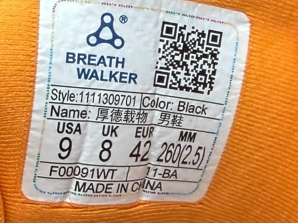 Other Breath Walker Aiden Black (US Men's 9) BRAND NEW Size US 9 / EU 42 - 6 Thumbnail