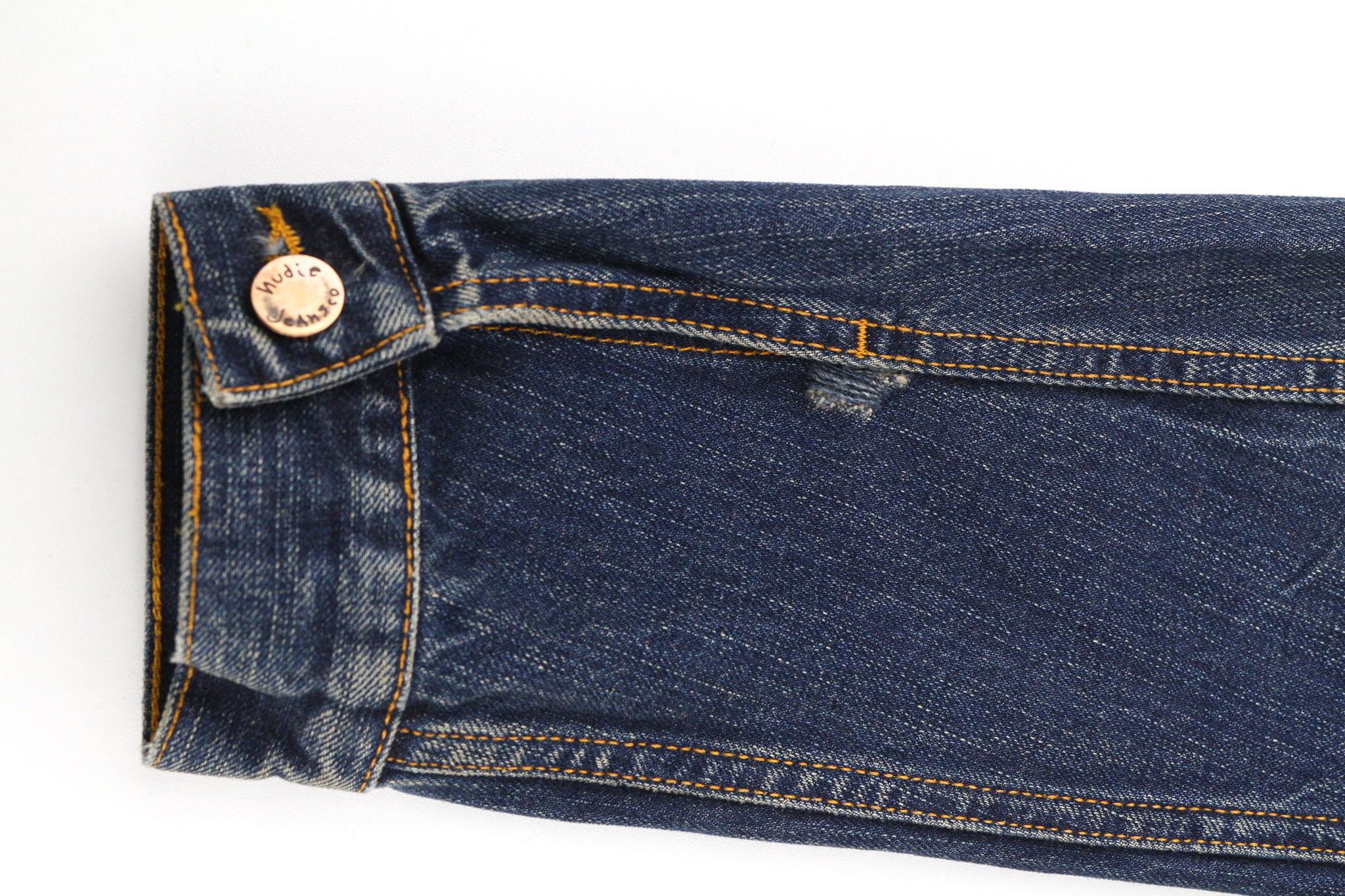 Nudie Jeans BILLY DARK AUTHENTIC DENIM S Blue Denim Jacket 80397 Size US S / EU 44-46 / 1 - 8 Thumbnail