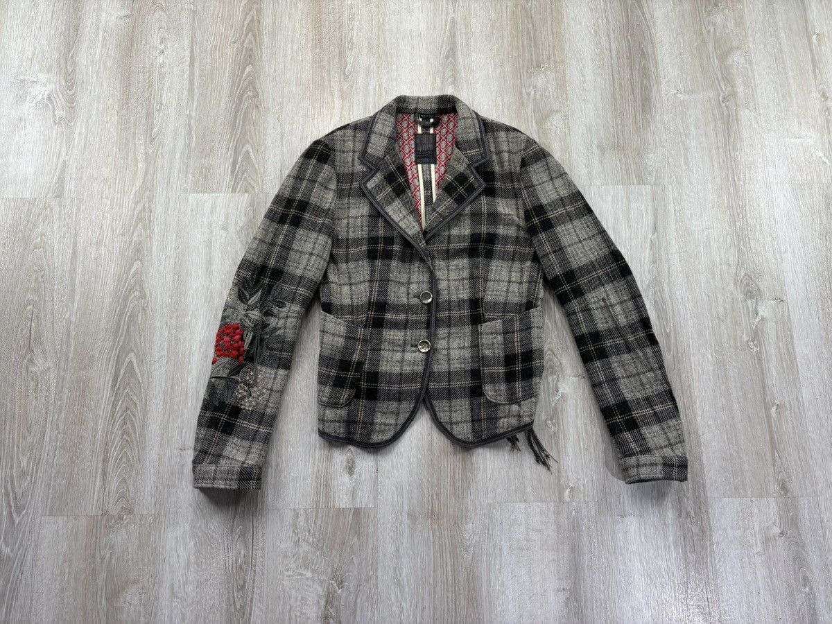 Japanese Brand × Marithe + Francois Girbaud Womens blazer Marithe Francois Girbaud Size 48 Color Gray Size M / US 6-8 / IT 42-44 - 1 Thumbnail
