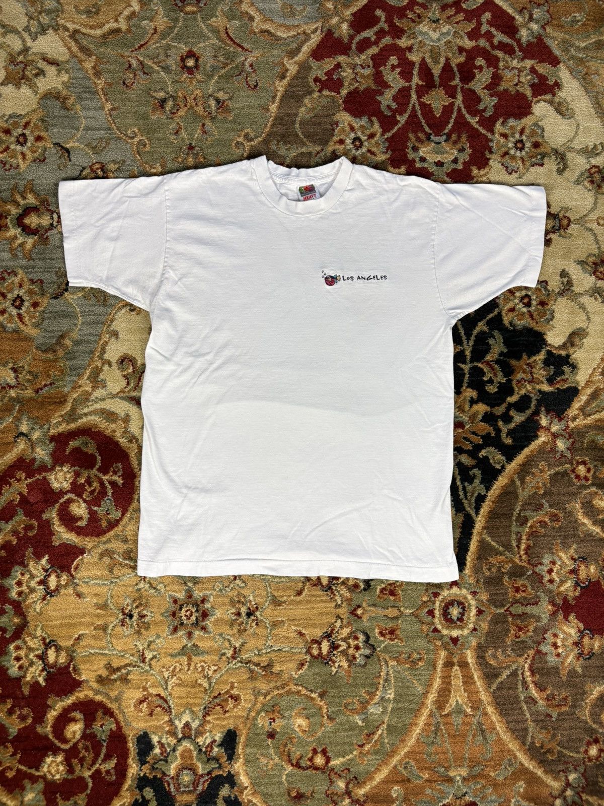 Los Angeles Apparel × Vintage Vintage 1990s Los Angeles Tshirt Size US XL / EU 56 / 4 - 1 Thumbnail