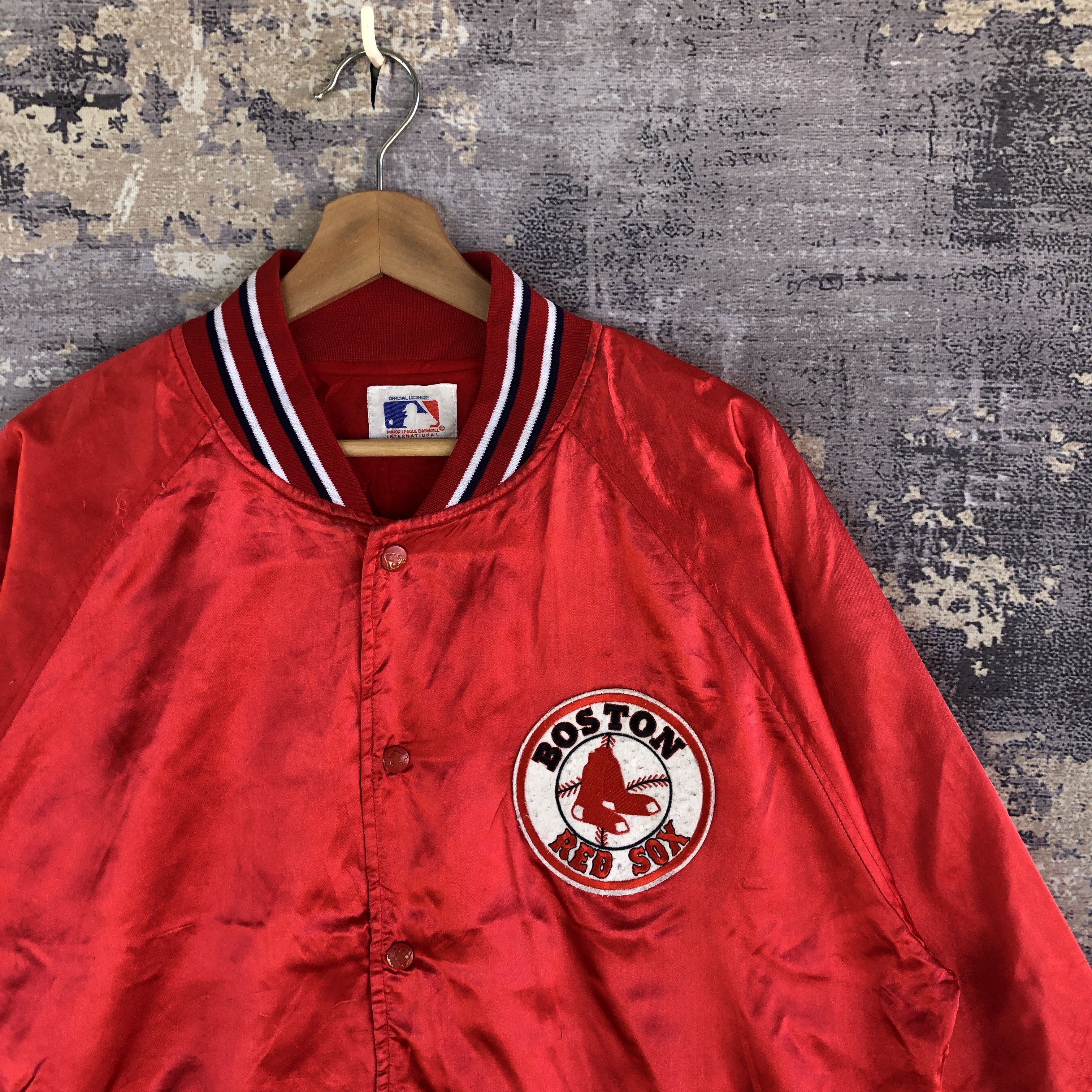 Vintage Vintage Boston Sox Baseball Jackets MLB Baseball Wool Jacket Size US L / EU 52-54 / 3 - 5 Thumbnail