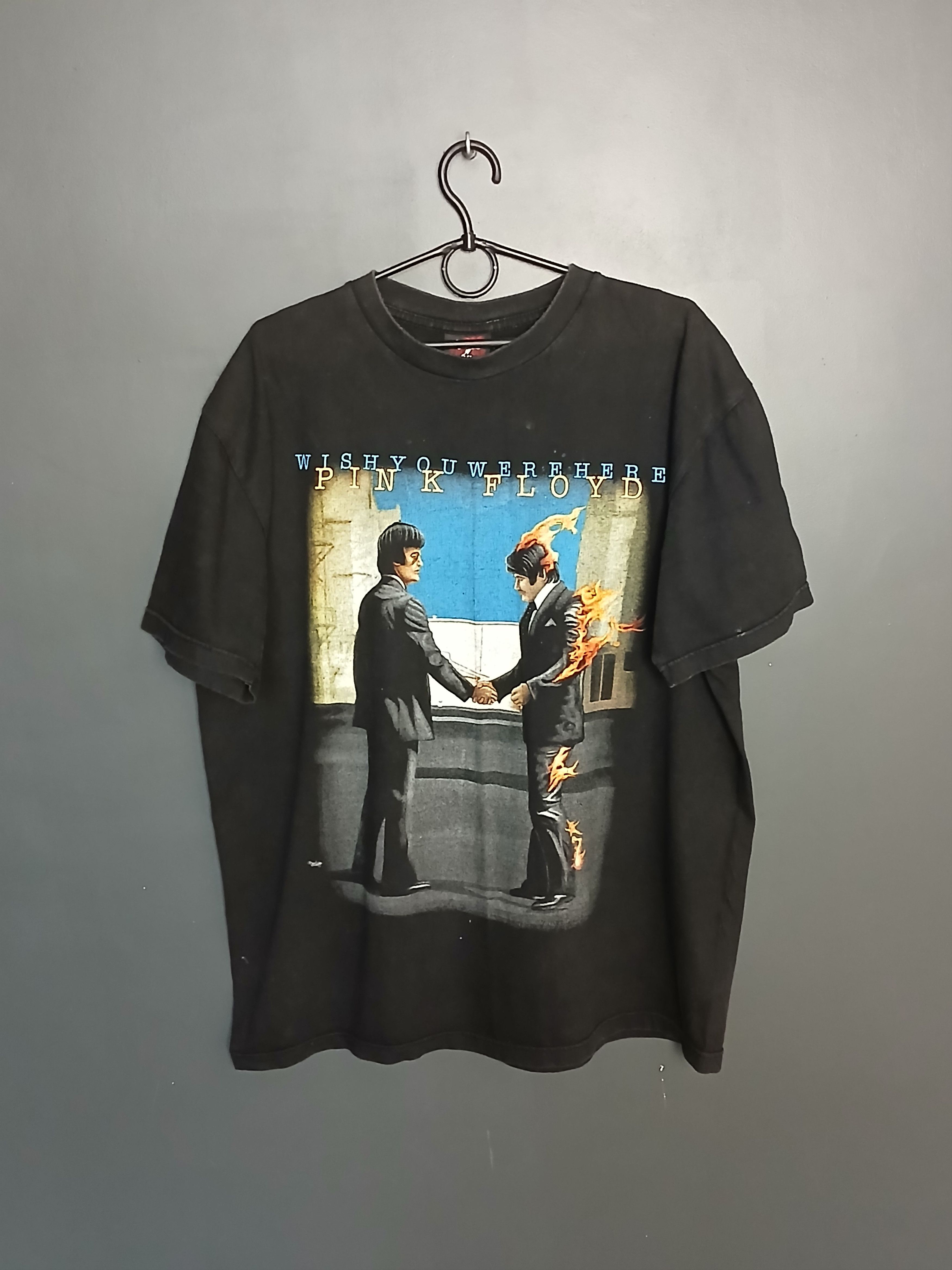 Band Tees × Pink Floyd Pink Floyd Wish You Were Here T-Shirt Size US XL / EU 56 / 4 - 1 Thumbnail