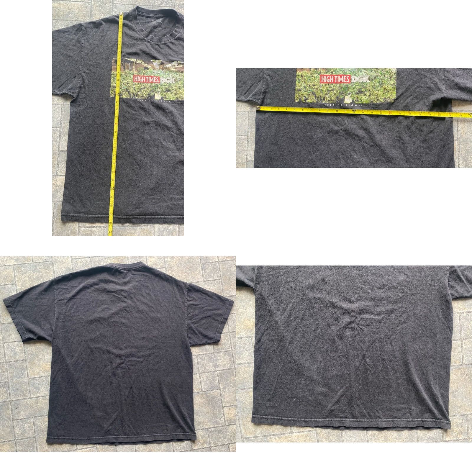 DGK DGK T Shirt Men’s XL High Times Seed To Flower Graphic Black Short Sleeve Men XL Black Graphic Seed To Flower High Times DGK Shirt Size US XL / EU 56 / 4 - 8 Thumbnail