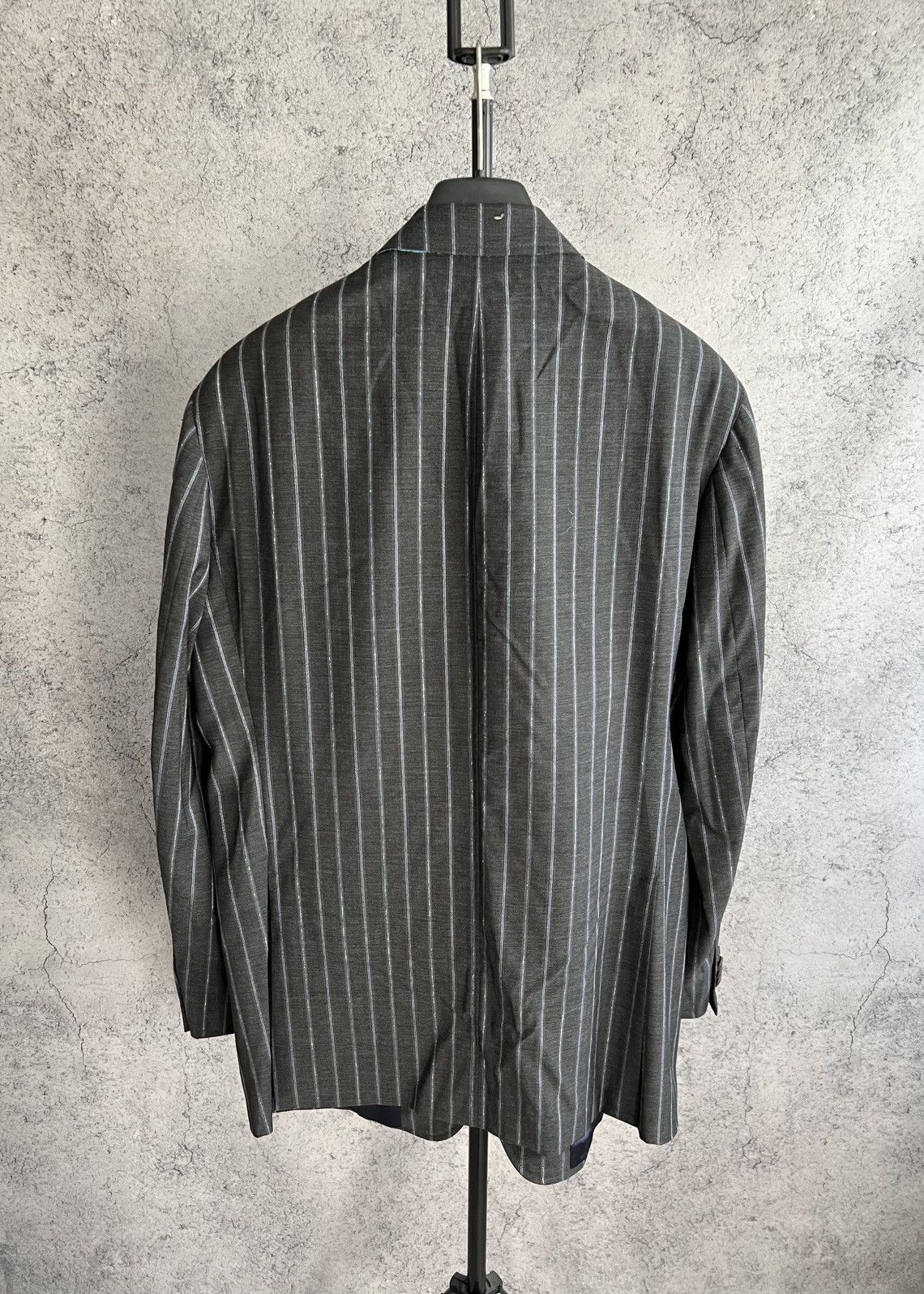 Etro Vintage Etro Striped Blazer Classic Suit Luxury size 54 Size 54R - 3 Thumbnail