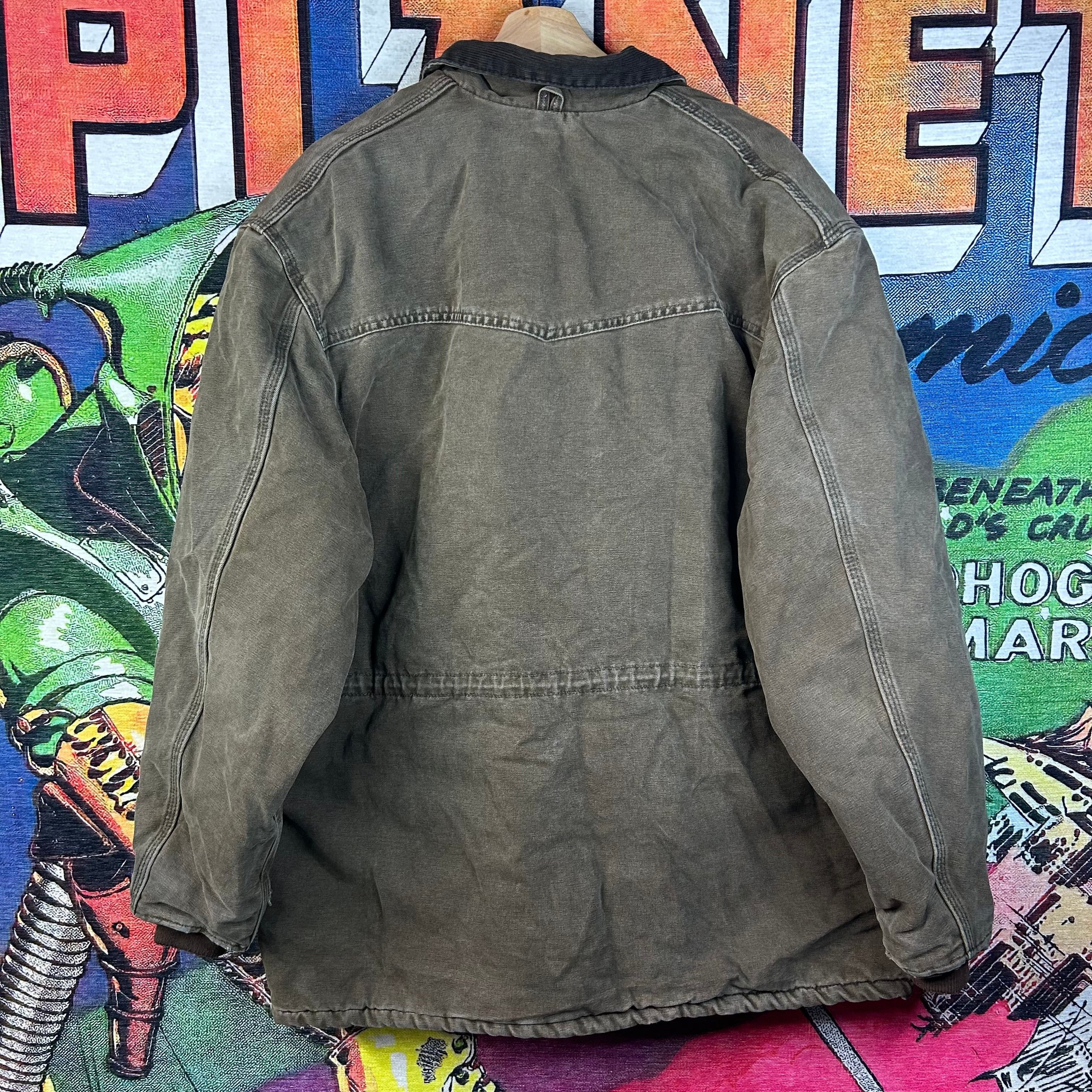 Carhartt Vintage 90s Brown Carhartt Chore Coat Size Large Size US L / EU 52-54 / 3 - 2 Thumbnail