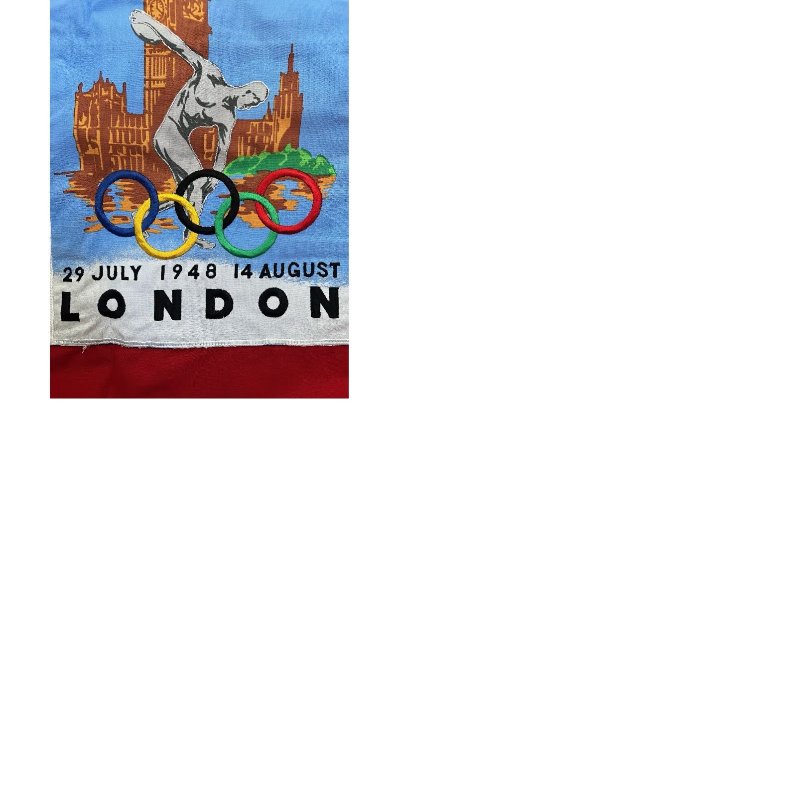 Adidas VINTAGE adidas London Olympics Sweatshirt Mens M Blue 80s Deadstock NWT NOS Retro Patch Front Back 28" Long 31" Across 18" Sleeves Size US M / EU 48-50 / 2 - 9 Thumbnail