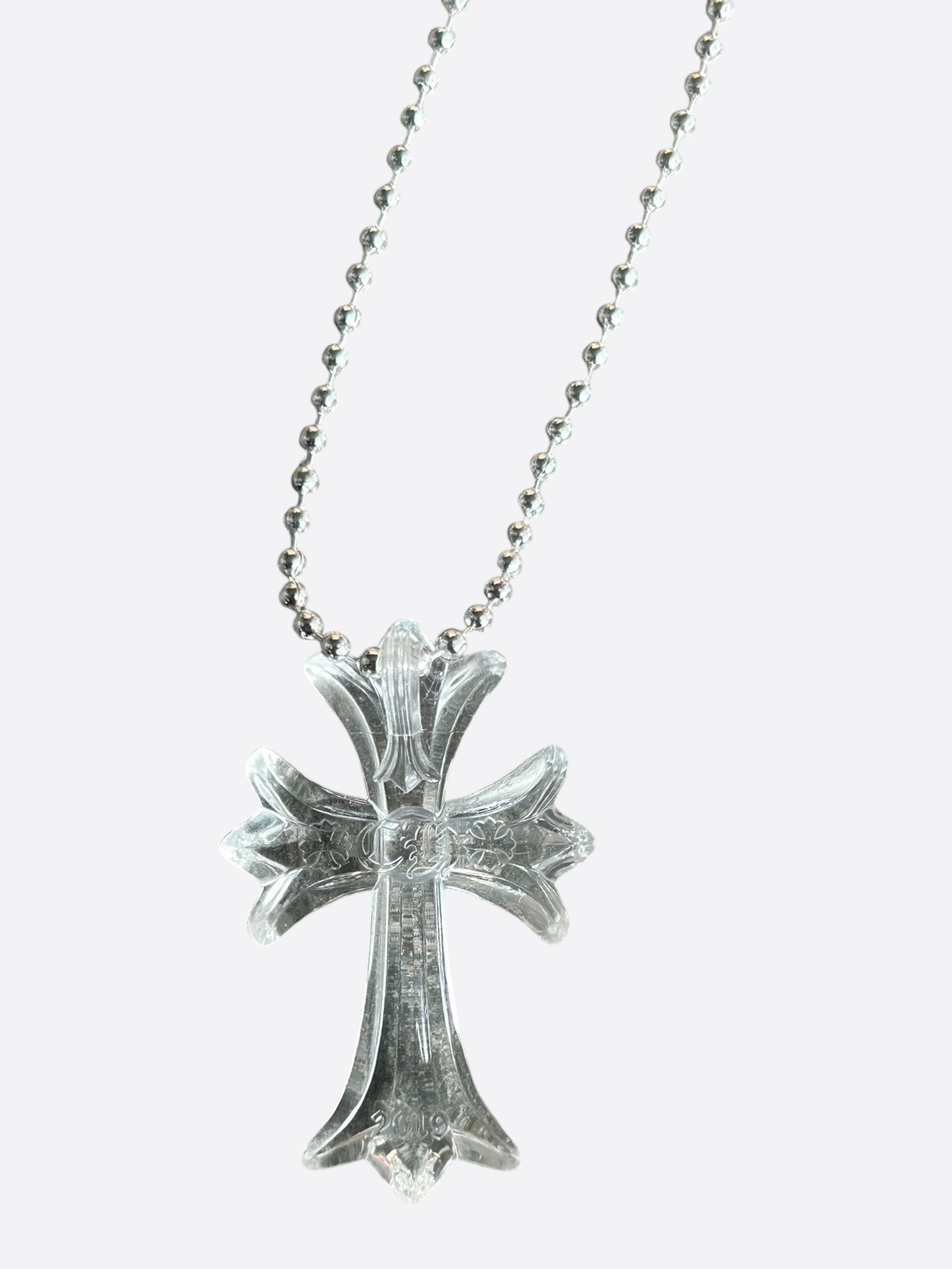Chrome Hearts Chrome Hearts Transparent Silichrome Cross Necklace Size ONE SIZE - 2 Thumbnail