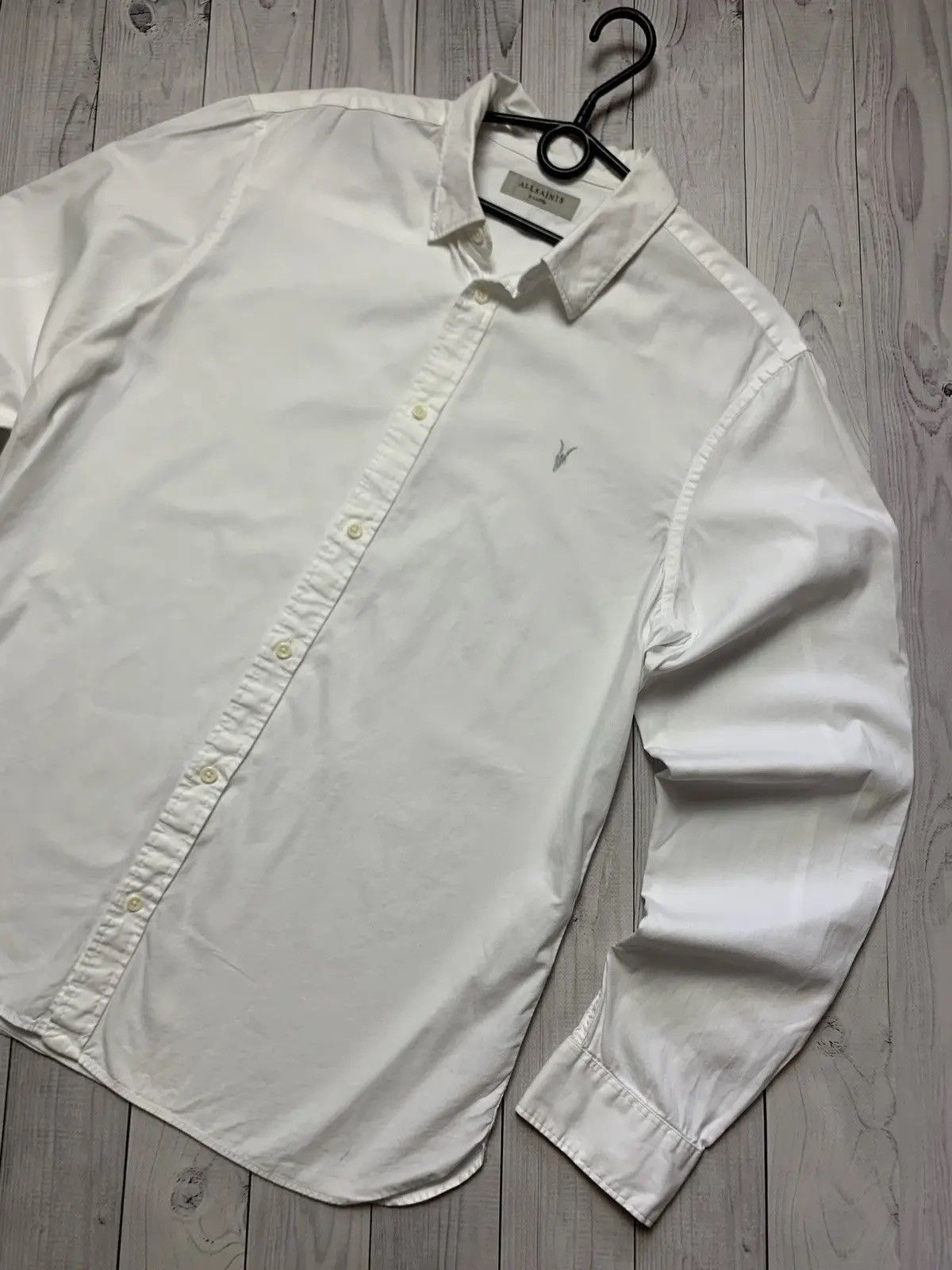 Allsaints Allsaints shirt logo size XL white rare Size US XL / EU 56 / 4 - 2 Thumbnail