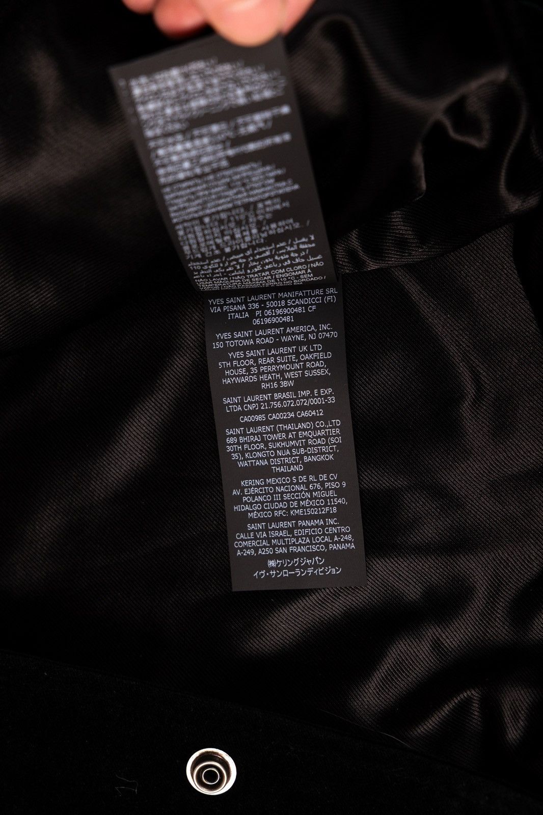 Saint Laurent Paris Saint Laurent Velour Bomber Jacket Size US S / EU 44-46 / 1 - 12 Thumbnail