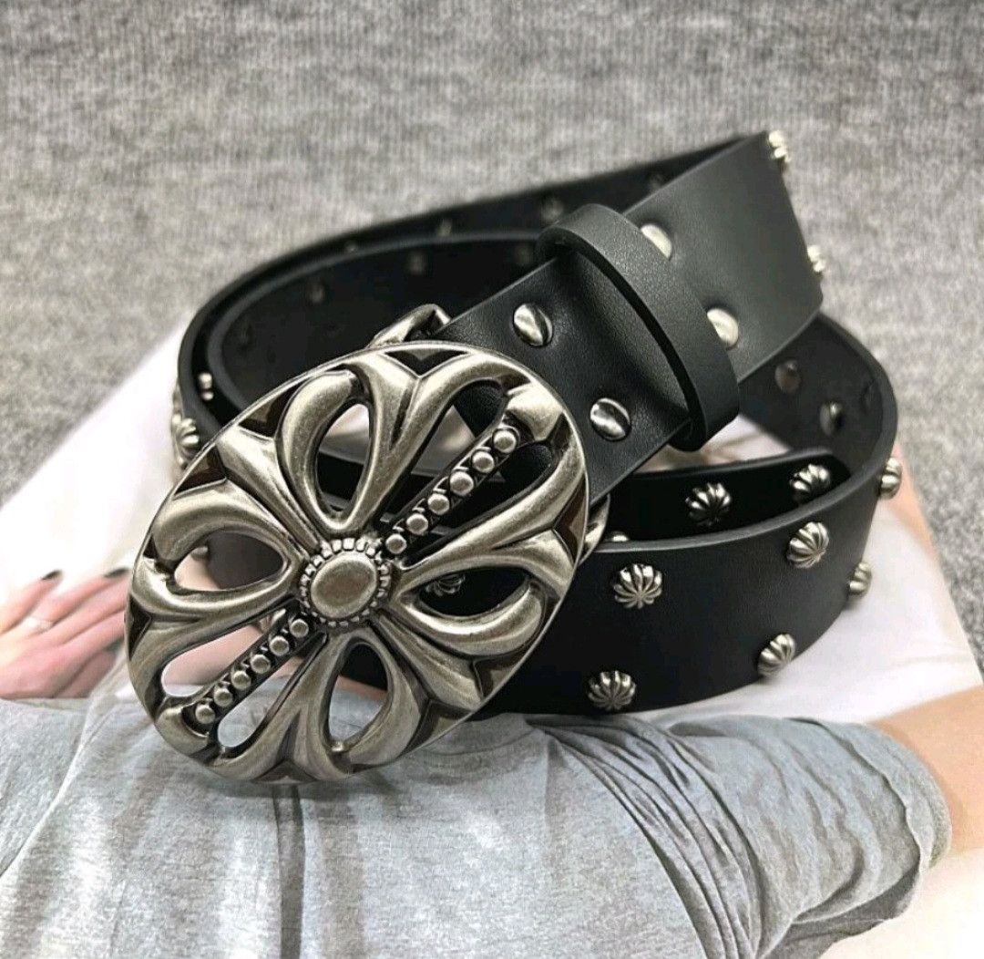 Japanese Brand 💥Hype Streetwear rock style Black colour belt Size ONE SIZE - 5 Thumbnail