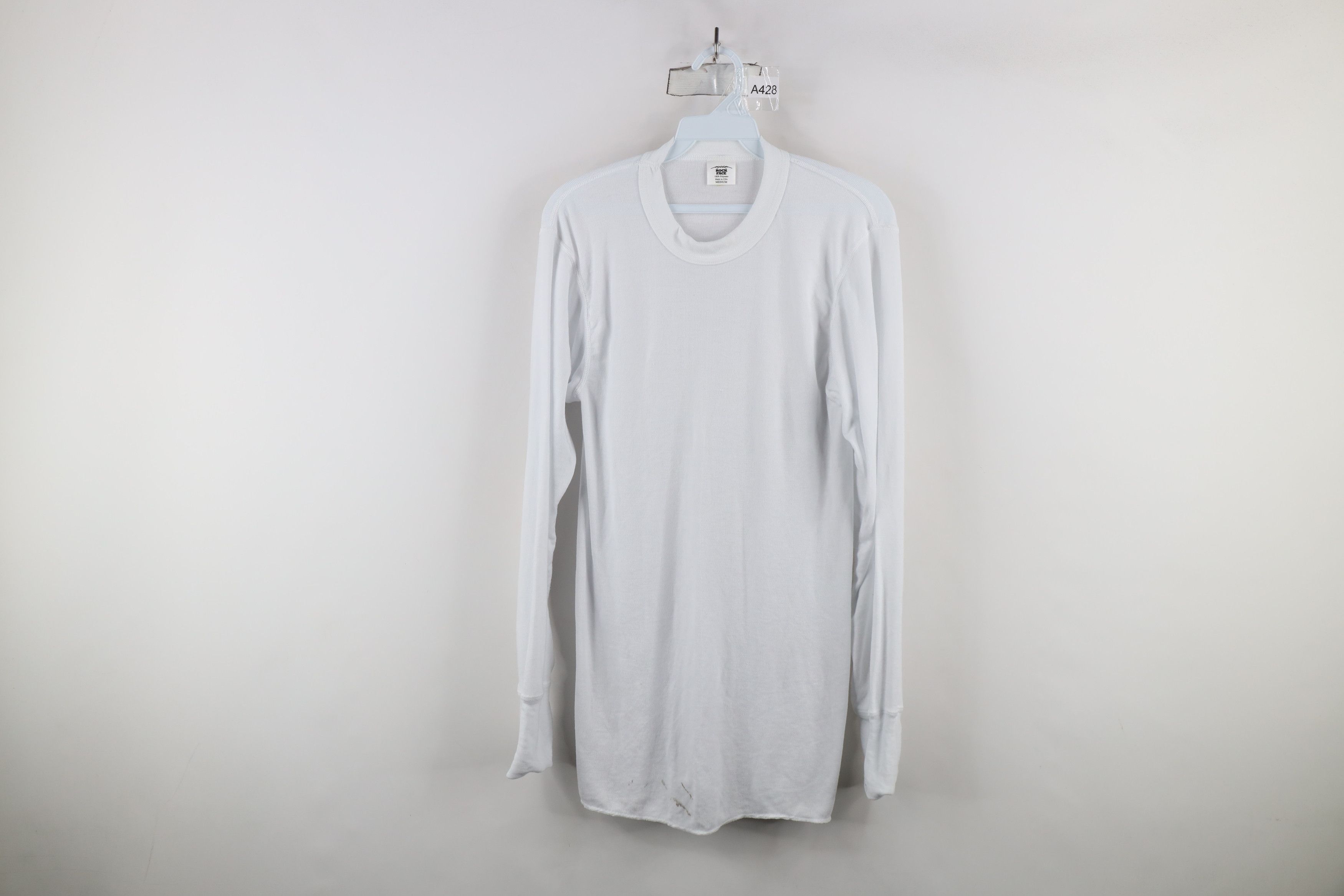 Vintage Vintage 90s Streetwear Thermal Knit Long Sleeve T-Shirt USA Size US M / EU 48-50 / 2 - 1 Thumbnail