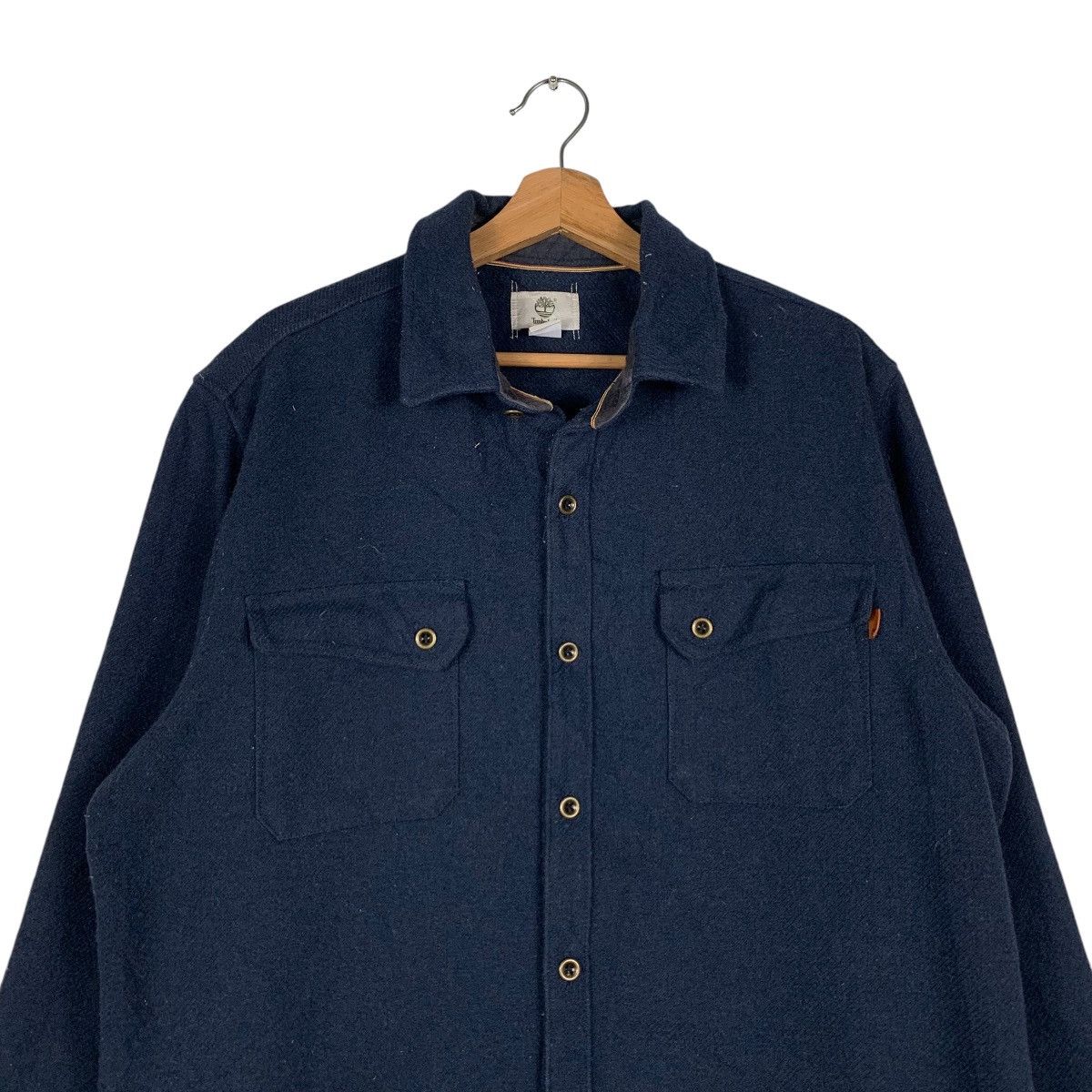 Timberland TIMBERLAND Poly Wool Flannel Shirt #1361-C61 Size US XL / EU 56 / 4 - 2 Thumbnail