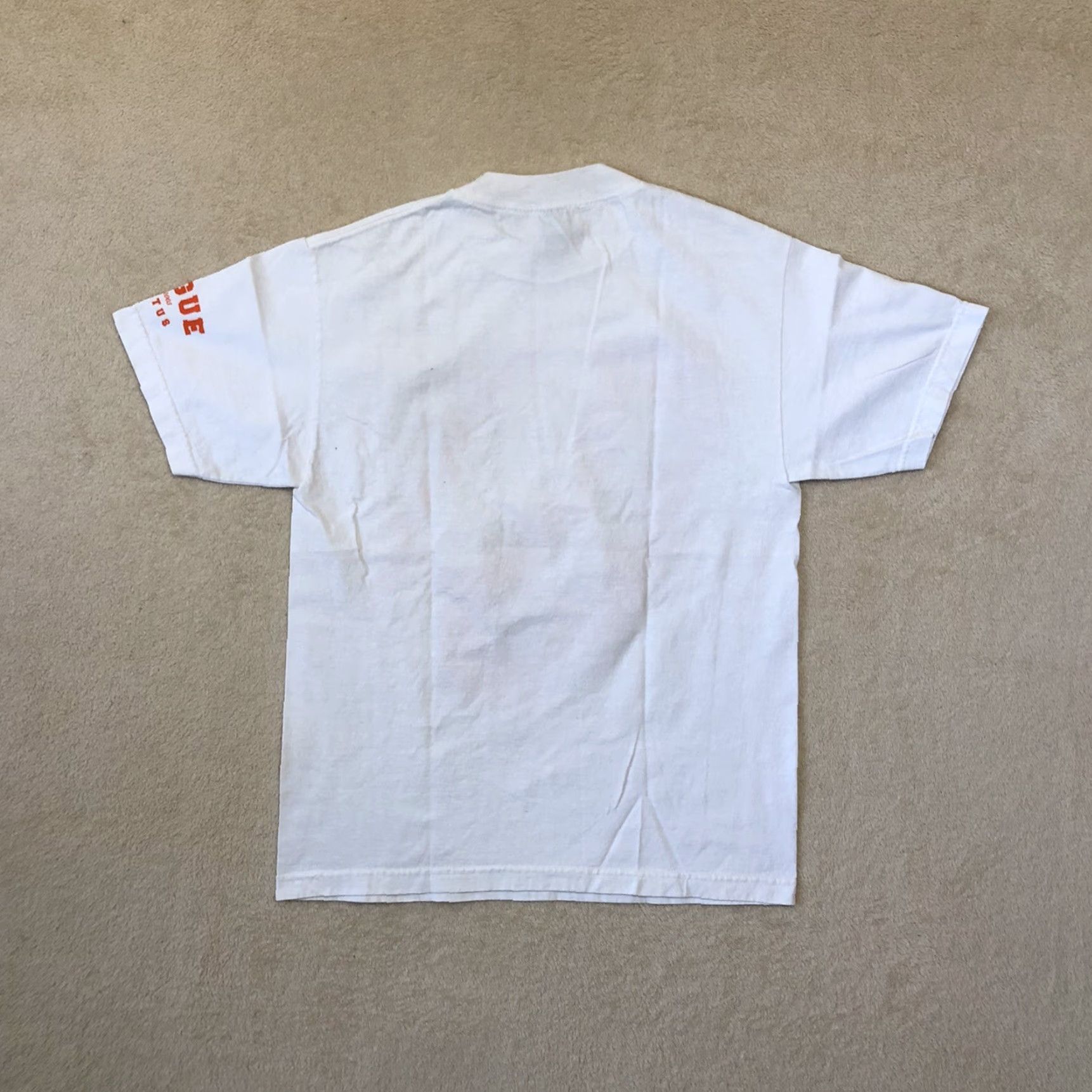 Vintage VINTAGE Rogue Status Mens T-Shirt California State Brass Knuckle Print White M Size US M / EU 48-50 / 2 - 7 Thumbnail
