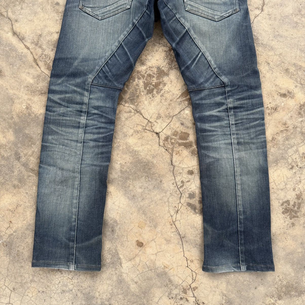 Edwin VINTAGE EDWIN JERSEY FADED RIPPEP JEAN DENIM PANTS Size US 34 / EU 50 - 11 Thumbnail