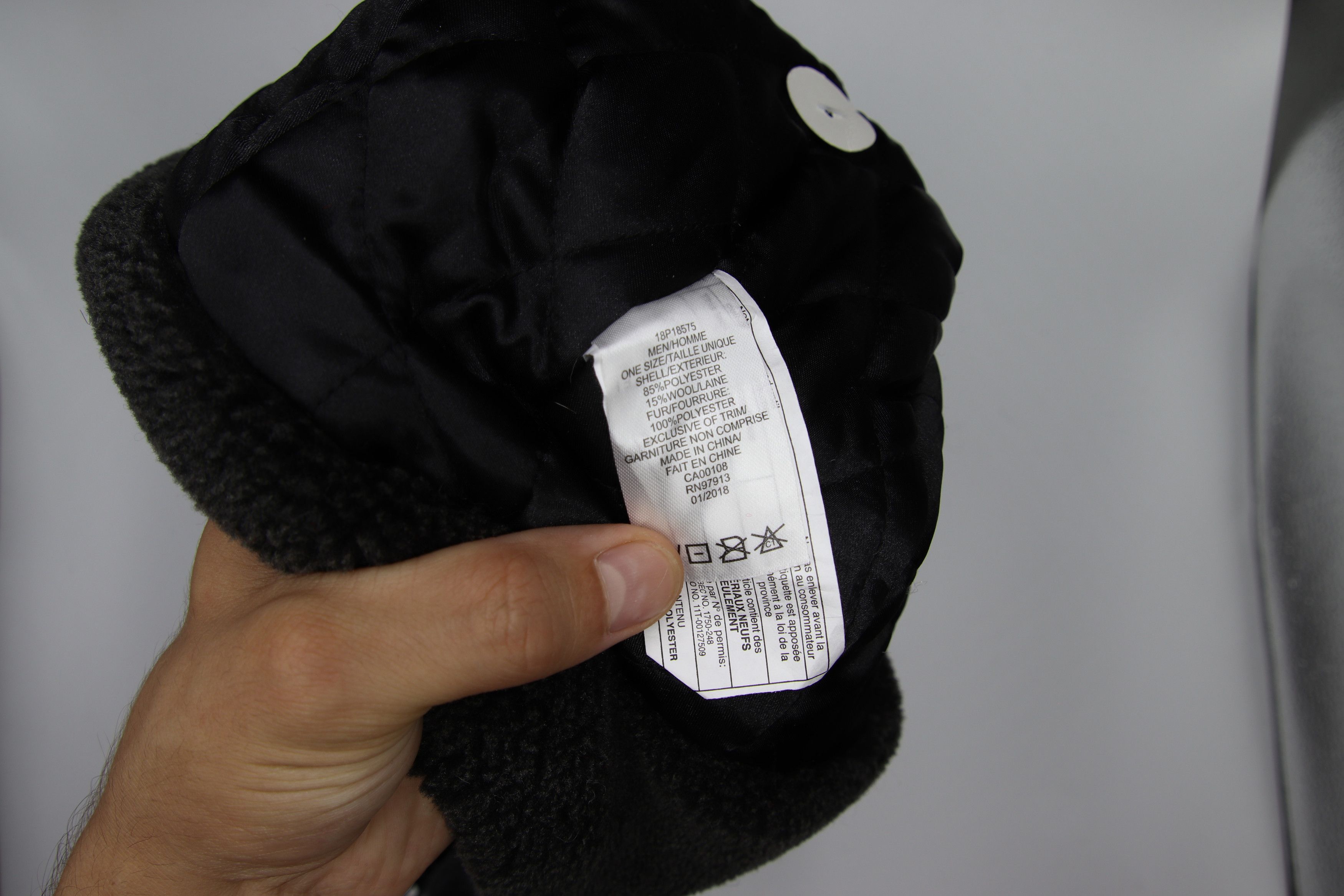 Other Fur hat Chaos Ambassador Charcoal Size ONE SIZE - 3 Thumbnail