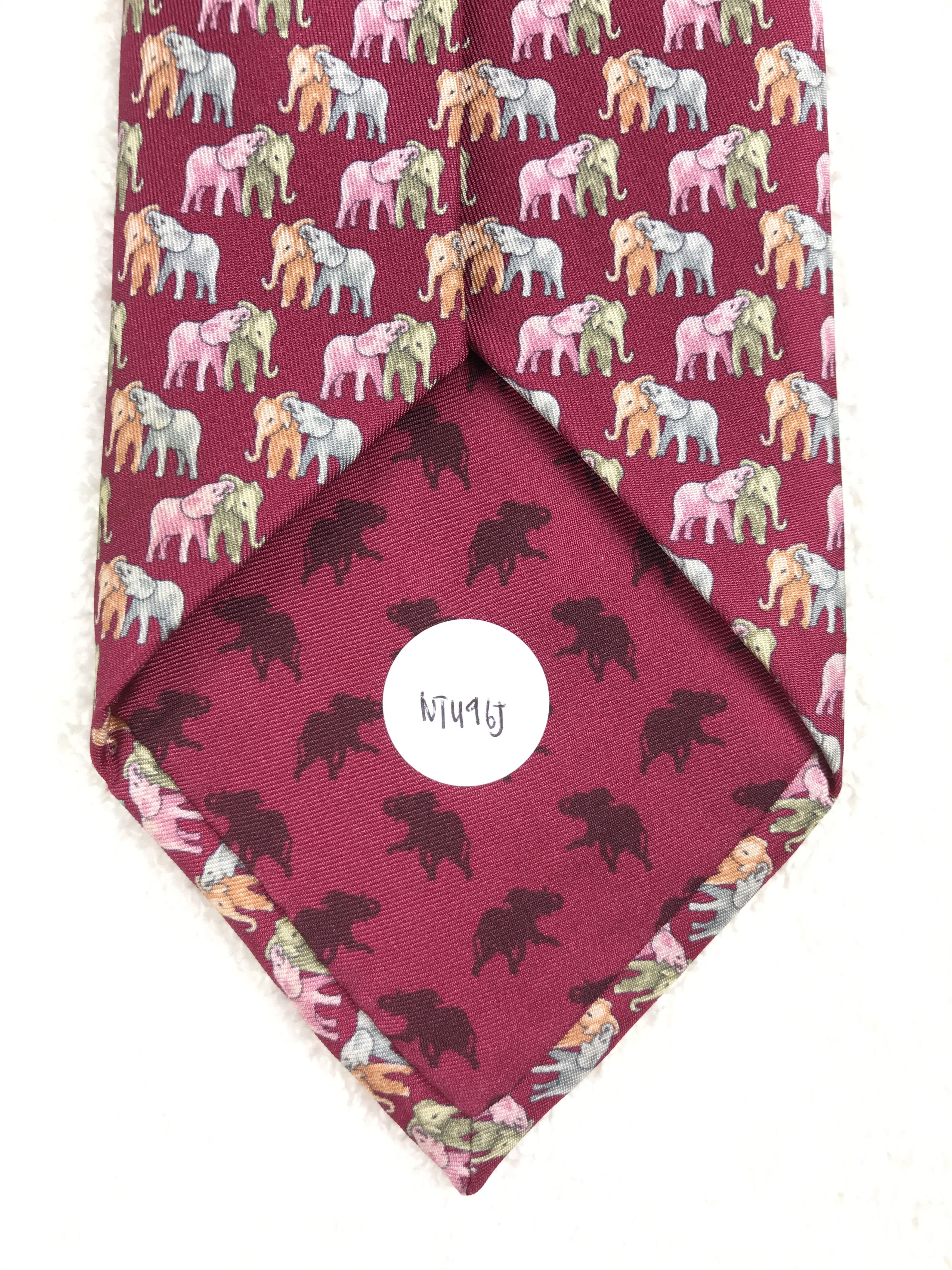 Designer × Vintage Vintage Hunting World Silk Necktie Size ONE SIZE - 9 Thumbnail