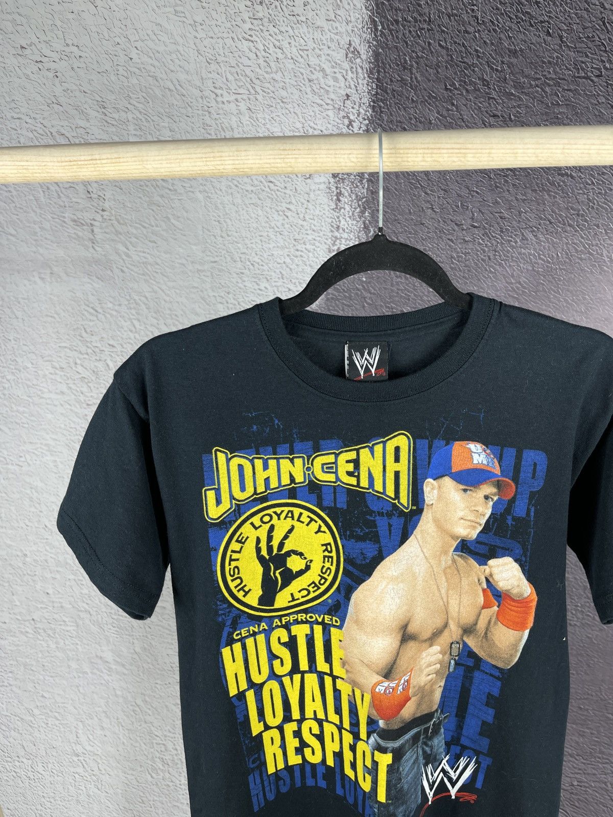 Vintage VTG 2007 WWE John Cena Fifth Sun Double Sided T-shirt Black Size US XXS / EU 40 - 3 Thumbnail