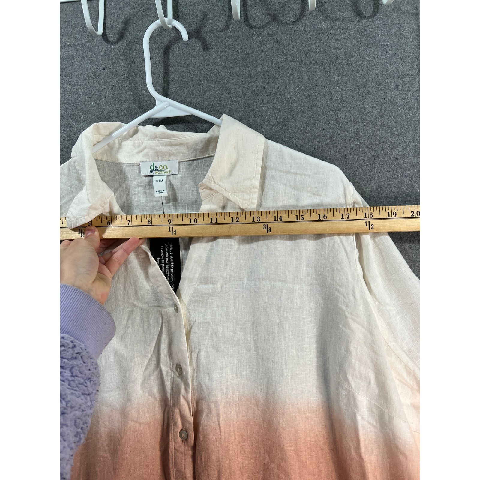 Denim & Co. Denim & Co. Naturals Petite Linen Blend Side Size XL / US 12-14 / IT 48-50 - 5 Thumbnail